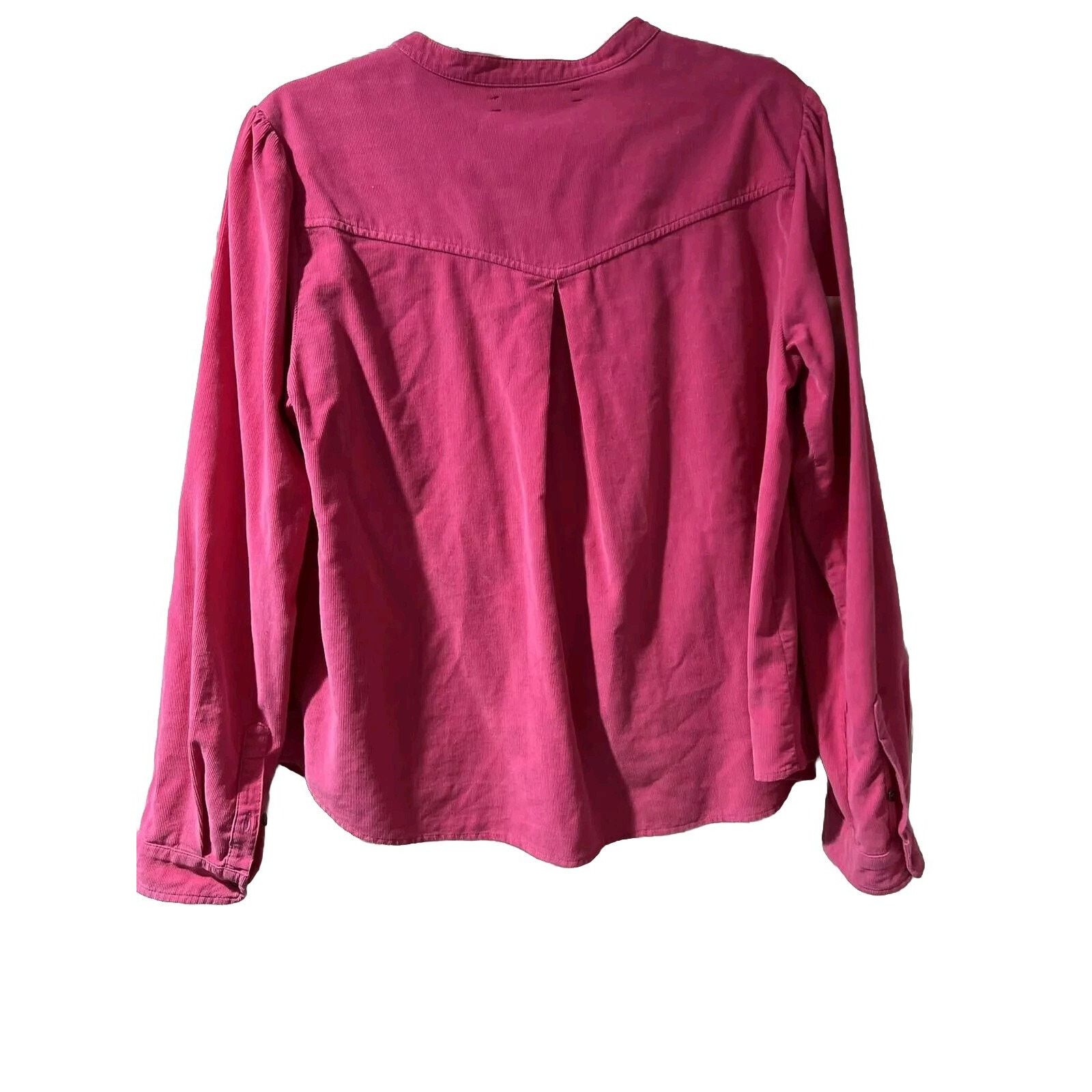 Xirena Xirena Corduroy Emilia Shirt Pink Front Pink M A003082 Size M / US 6-8 / IT 42-44 - 2 Thumbnail