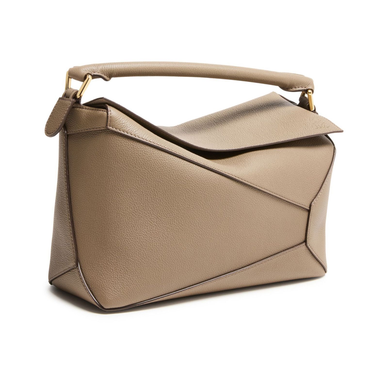 Loewe LOEWE Puzzle Medium Edge Taupe Leather Handbag New & Authent Size ONE SIZE - 2 Thumbnail