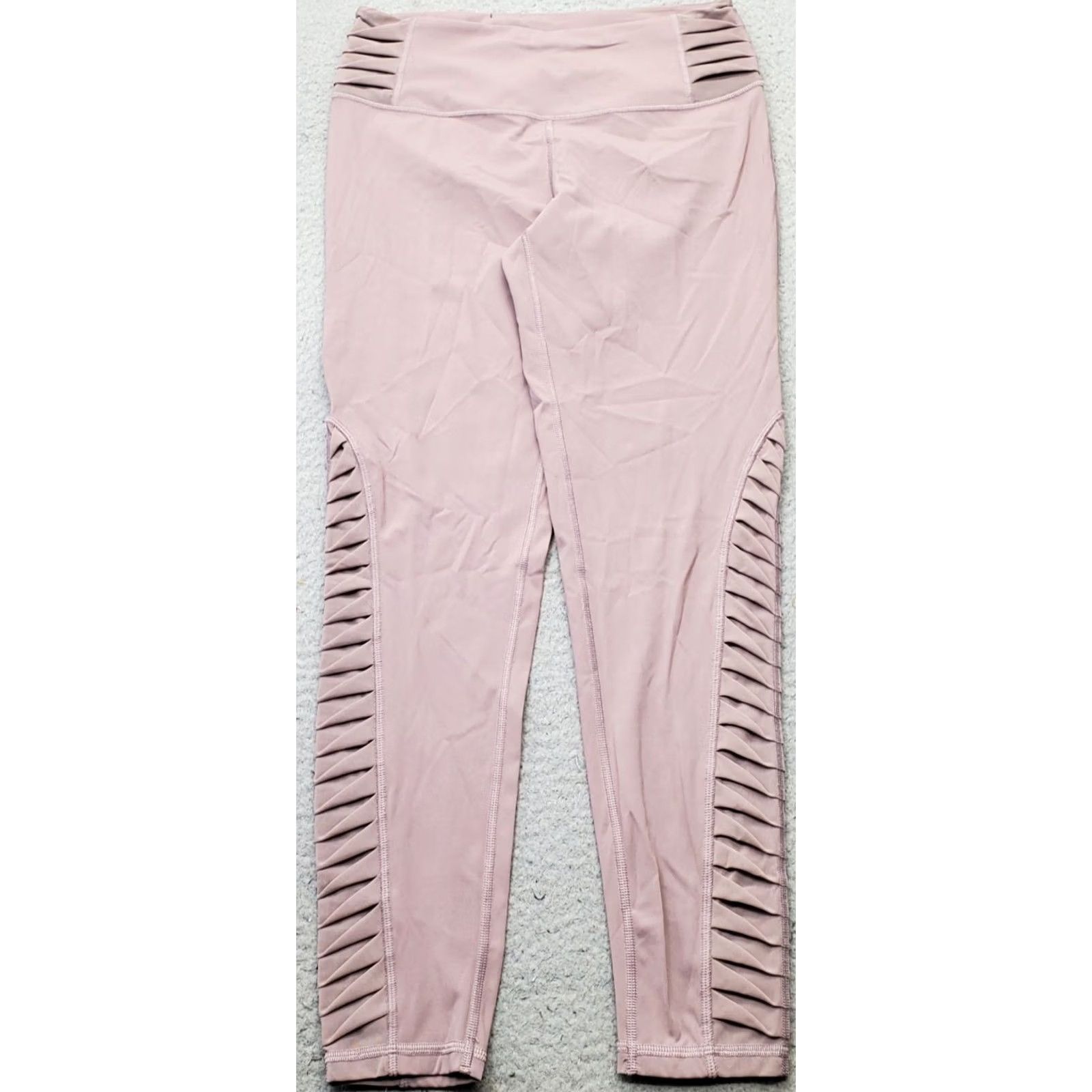 Victoria's Secret Victoria's Secret Sport Leggings Womens Medium Purple Twisted Pleat Yoga Pull On Size 32" / US 10 / IT 46 - 2 Thumbnail