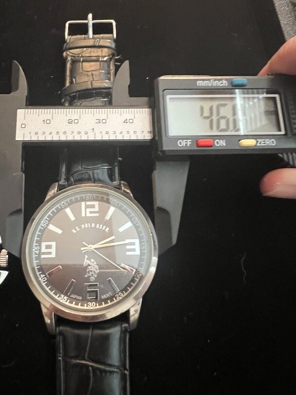 Designer US POLO ASSN MENS NEW LEATHER WATCH Size ONE SIZE - 3 Thumbnail
