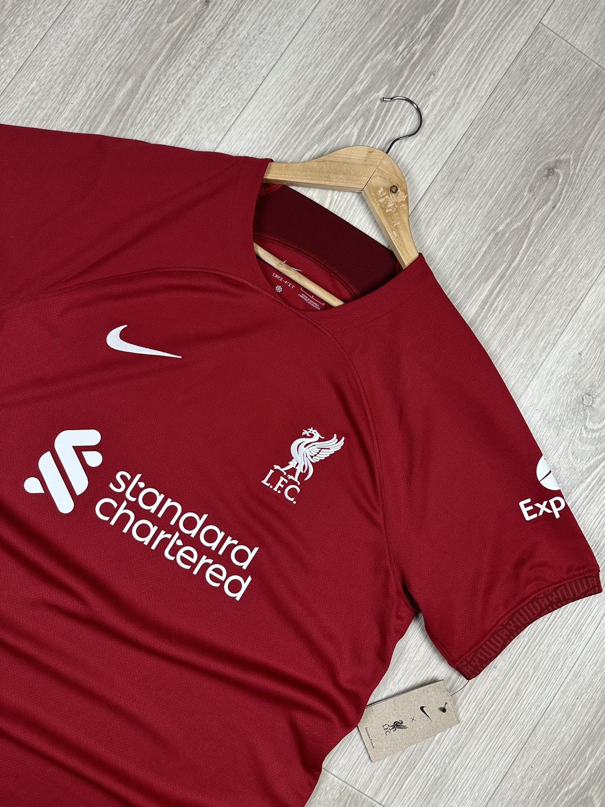 Nike Nike Liverpool LFC Jersey Soccer T-Shirt Size US L / EU 52-54 / 3 - 4 Thumbnail