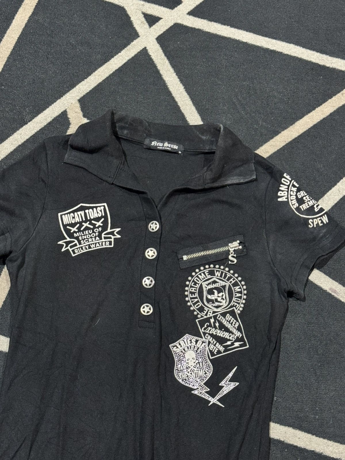 If Six Was Nine Vkei New Sense Gothic Japanese Patch Skulls Size US S / EU 44-46 / 1 - 3 Thumbnail