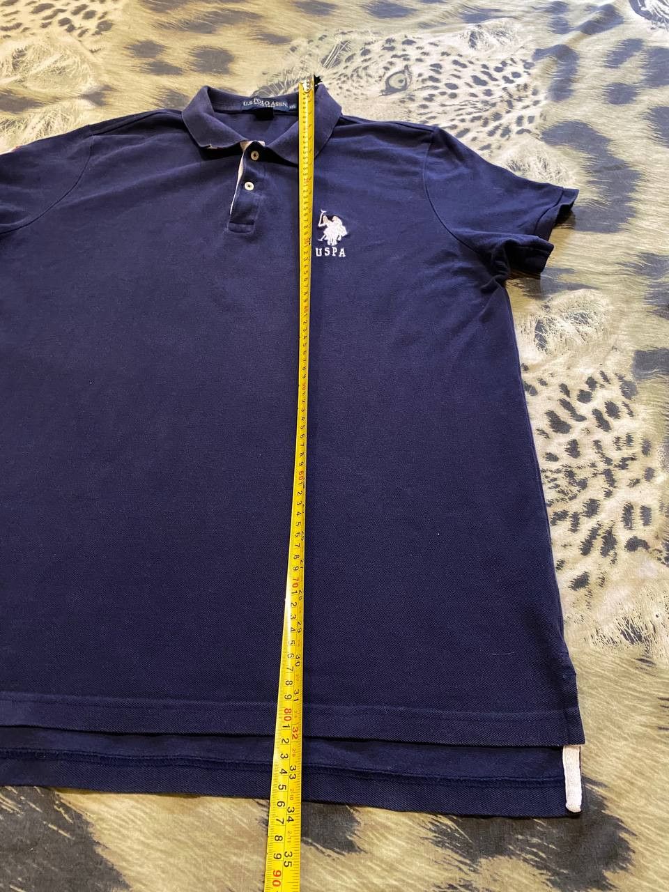 U.S. Polo Assn. USPA US Polo ASSN Shirt Short Sleeve Medium Navy PONY LOGO Size US XXL / EU 58 / 5 - 13 Thumbnail