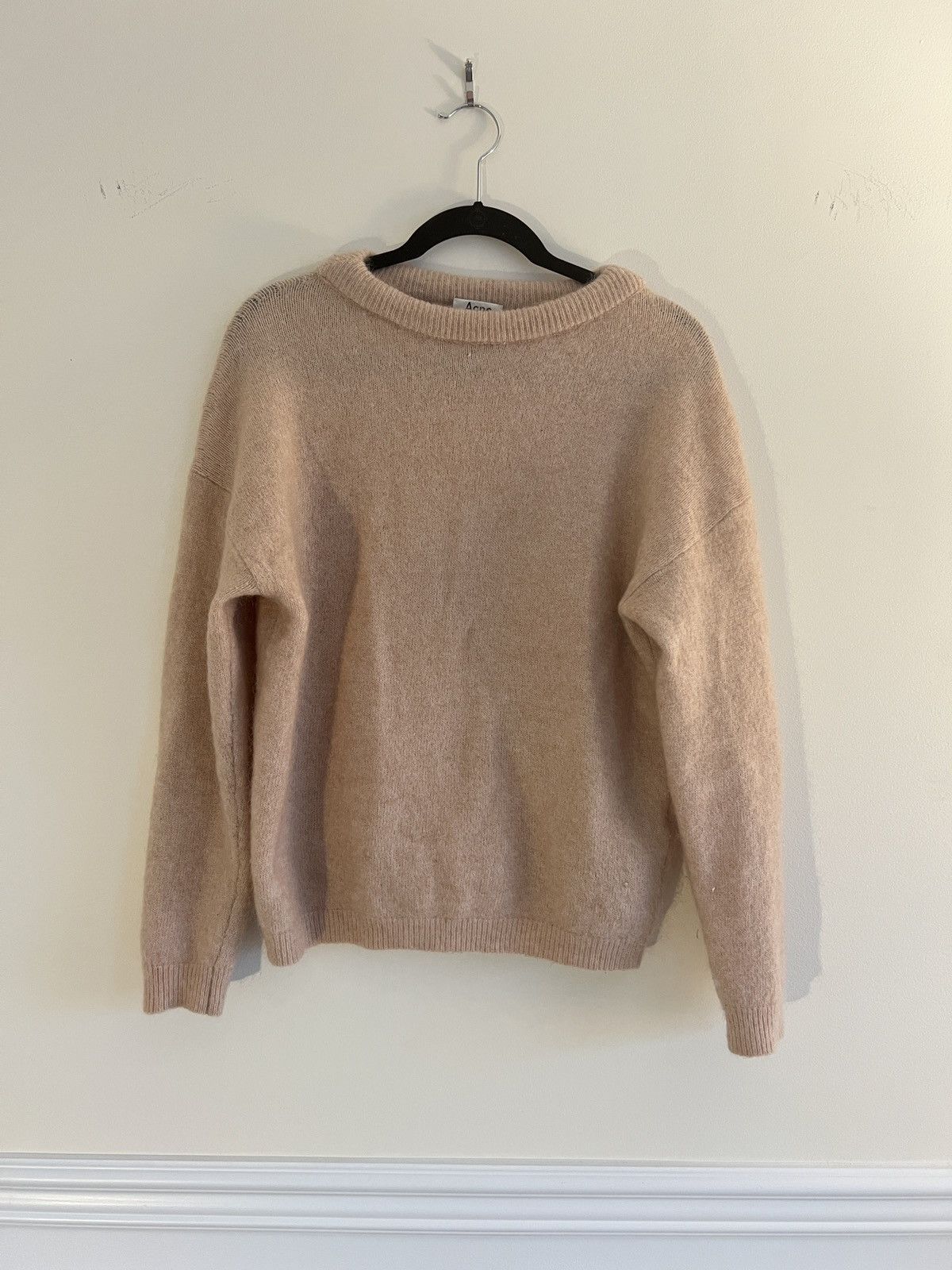 Acne Studios Acne Studios Pale Pink Mohair Sweater Size XS / US 0-2 / IT 36-38 - 1 Thumbnail