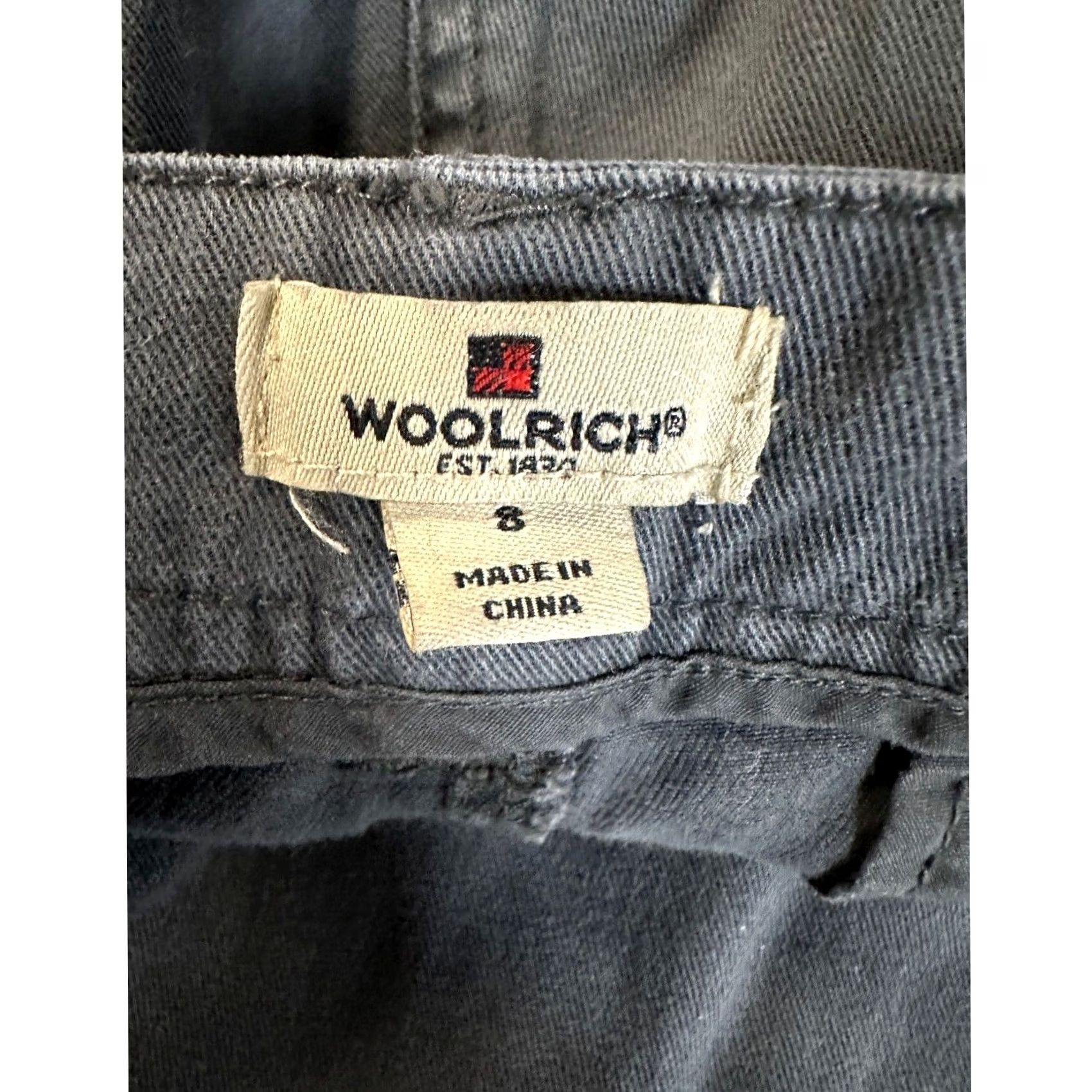 Vintage Woolrich Sunday Chino Pants Womens 8 Gray Flat Front Straight Leg Relaxed Mid Rise Casual Workwear Pants Size 30" / US 8 / IT 44 - 4 Thumbnail