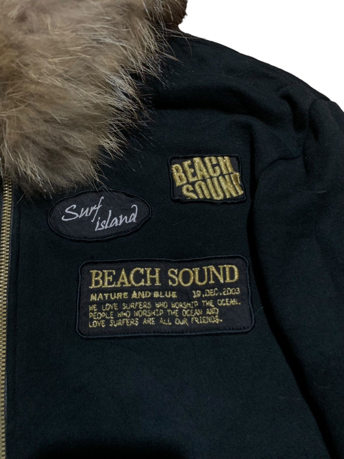 If Six Was Nine Beach Sounds poem punk rock fur hoodie if6was9 LgB style Size US L / EU 52-54 / 3 - 6 Thumbnail