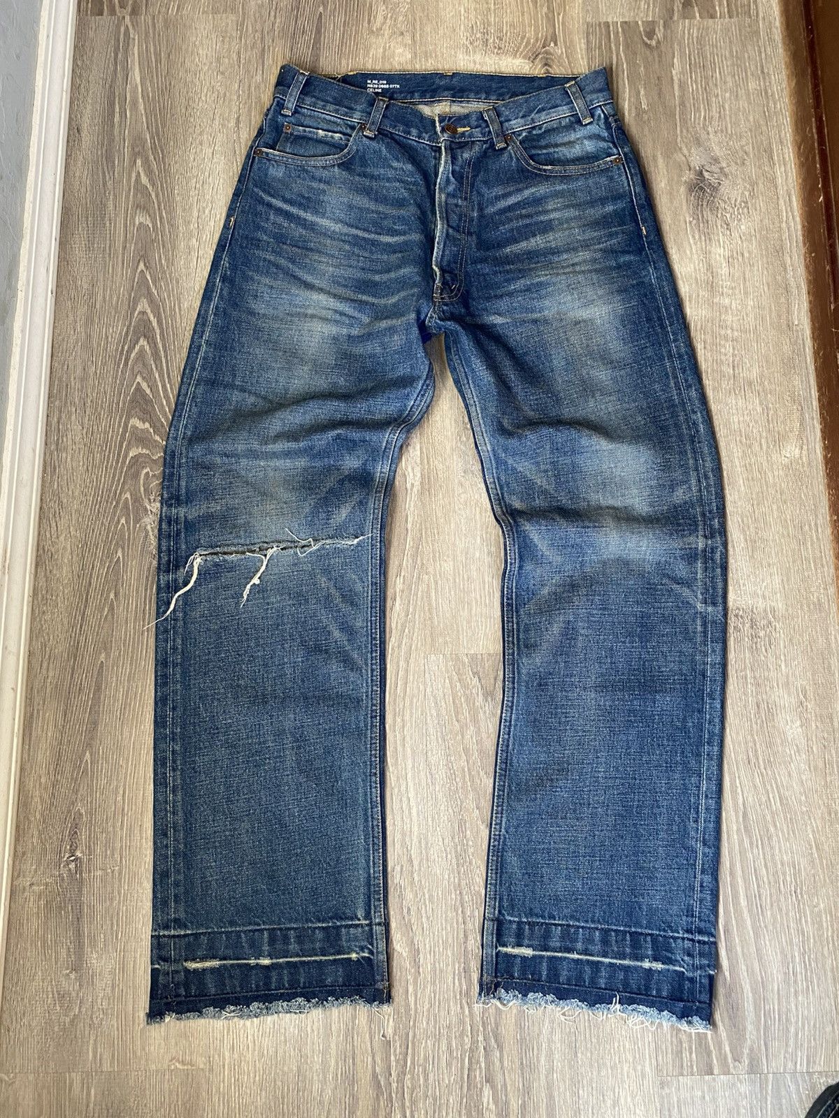 Celine Celine Wesley Cut Indigo Wash Japanese Denim | Grailed