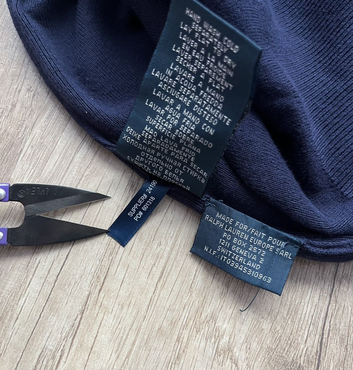 Polo Ralph Lauren Polo Ralph Lauren Sweater Men Long Sleeve Navy Blue Size L Size US L / EU 52-54 / 3 - 6 Thumbnail