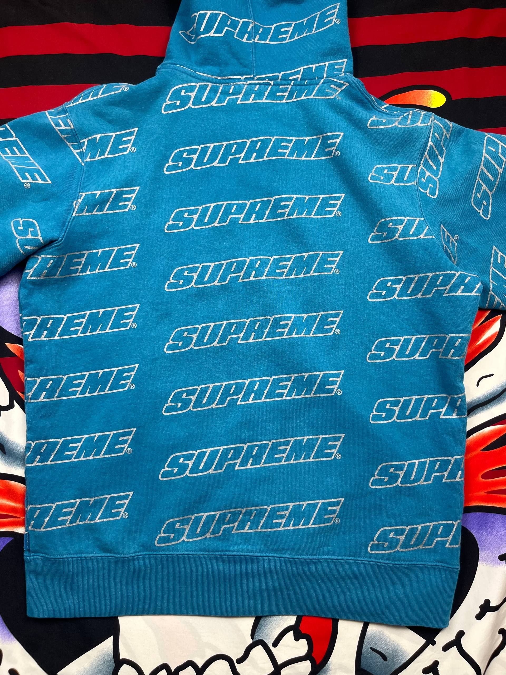Supreme Supreme Luxury Monogram repeat zip hoodie akira arm hoodie Size US M / EU 48-50 / 2 - 5 Thumbnail