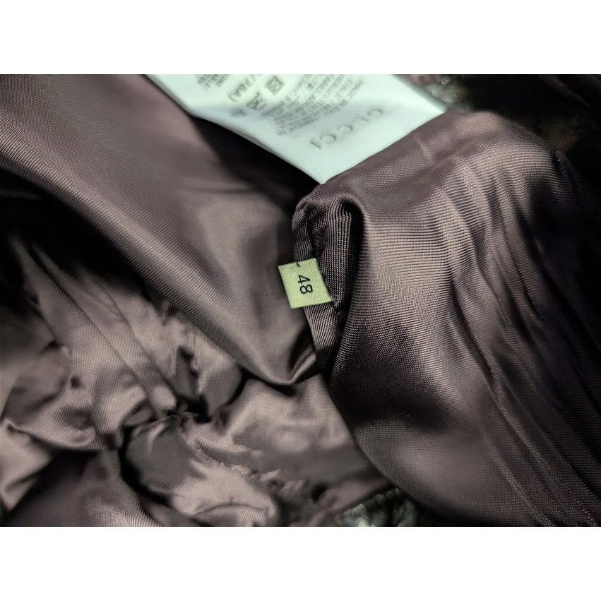 Gucci o1rshd1 Shiny Soft Leather Pant in Shiny Bordeaux Size US 32 / EU 48 - 16 Thumbnail