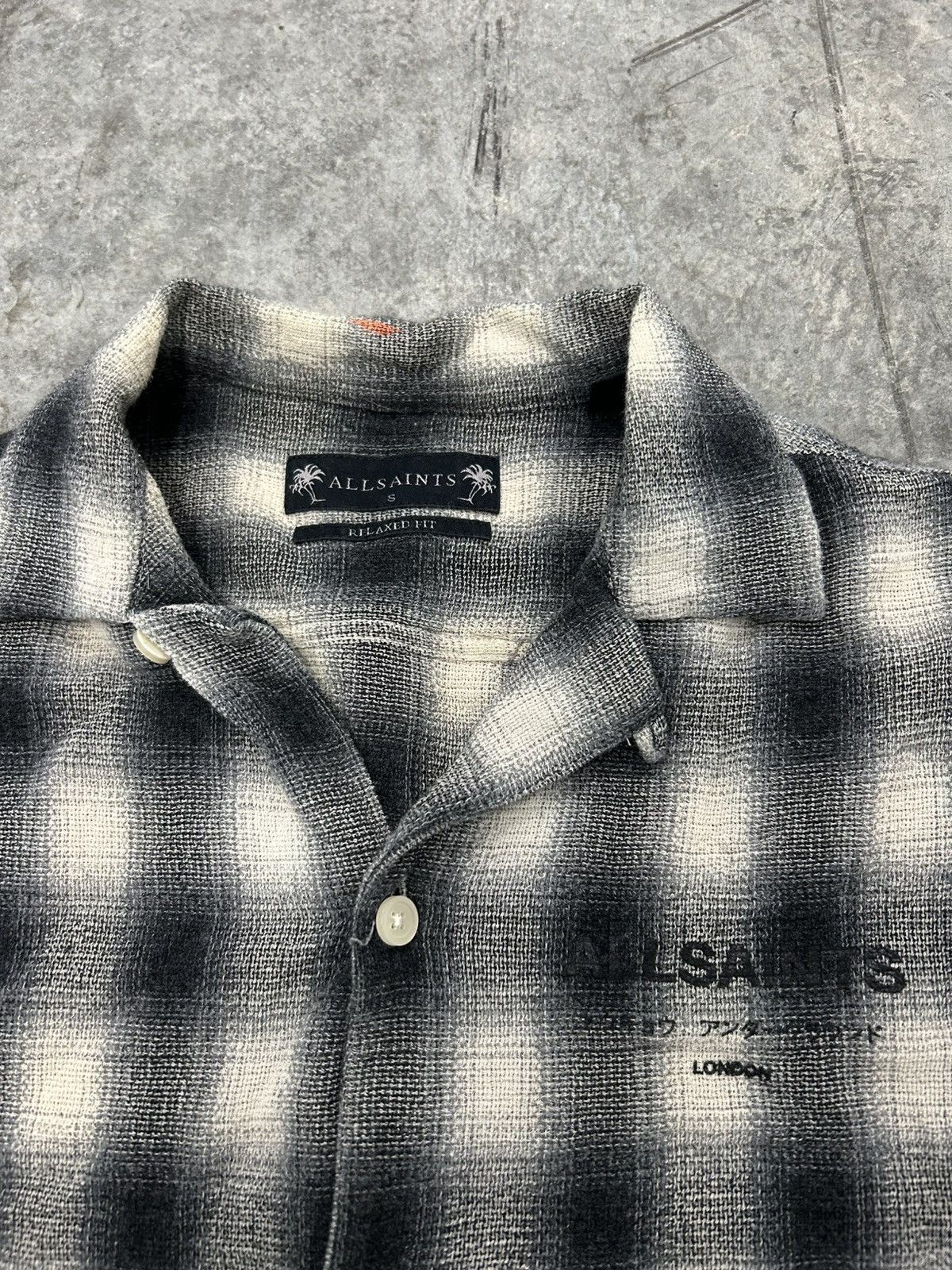 Allsaints All saints underground checkered shirt button up Size US S / EU 44-46 / 1 - 3 Thumbnail