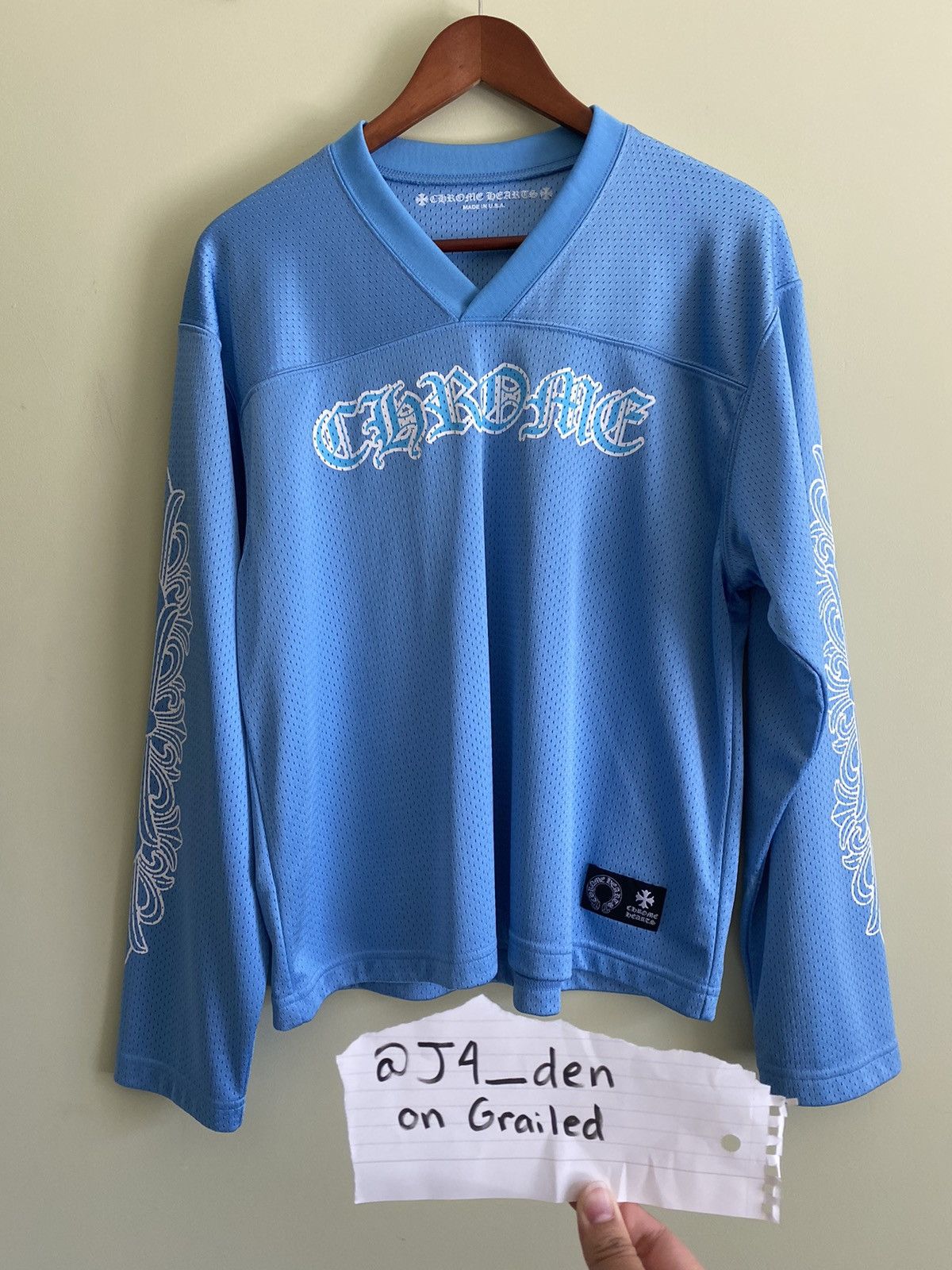 Chrome Hearts CHROME HEART - MESH WARM UP JERSEY | Grailed Chrome Hearts CHROME HEART - MESH WARM UP JERSEY | Grailed