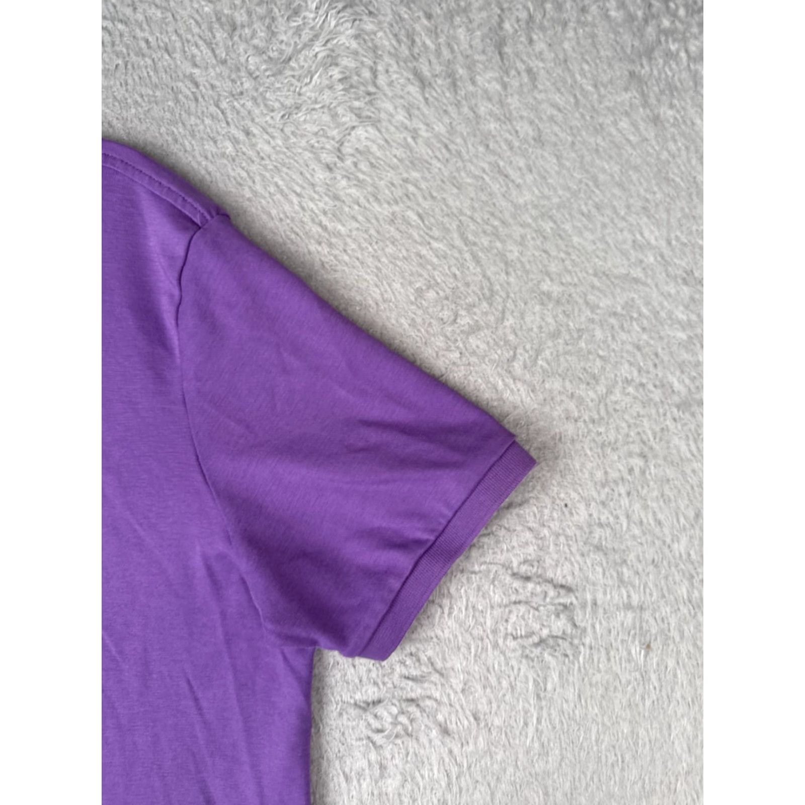 Polo Ralph Lauren Polo Ralph Lauren Shirt Men XL Purple 100% Cotton Short Sleeve Polo Shirt Slim Fit Golf Size US XL / EU 56 / 4 - 2 Thumbnail