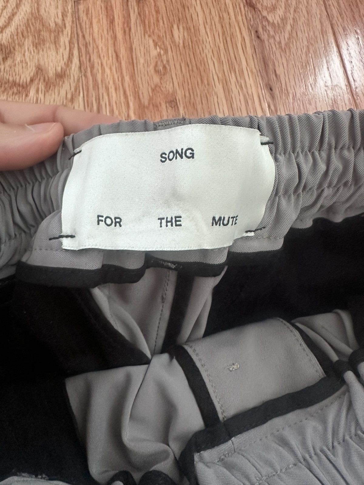 Song For The Mute Naíve Zipper Cuff Satin Joggers Size US 30 / EU 46 - 6 Thumbnail