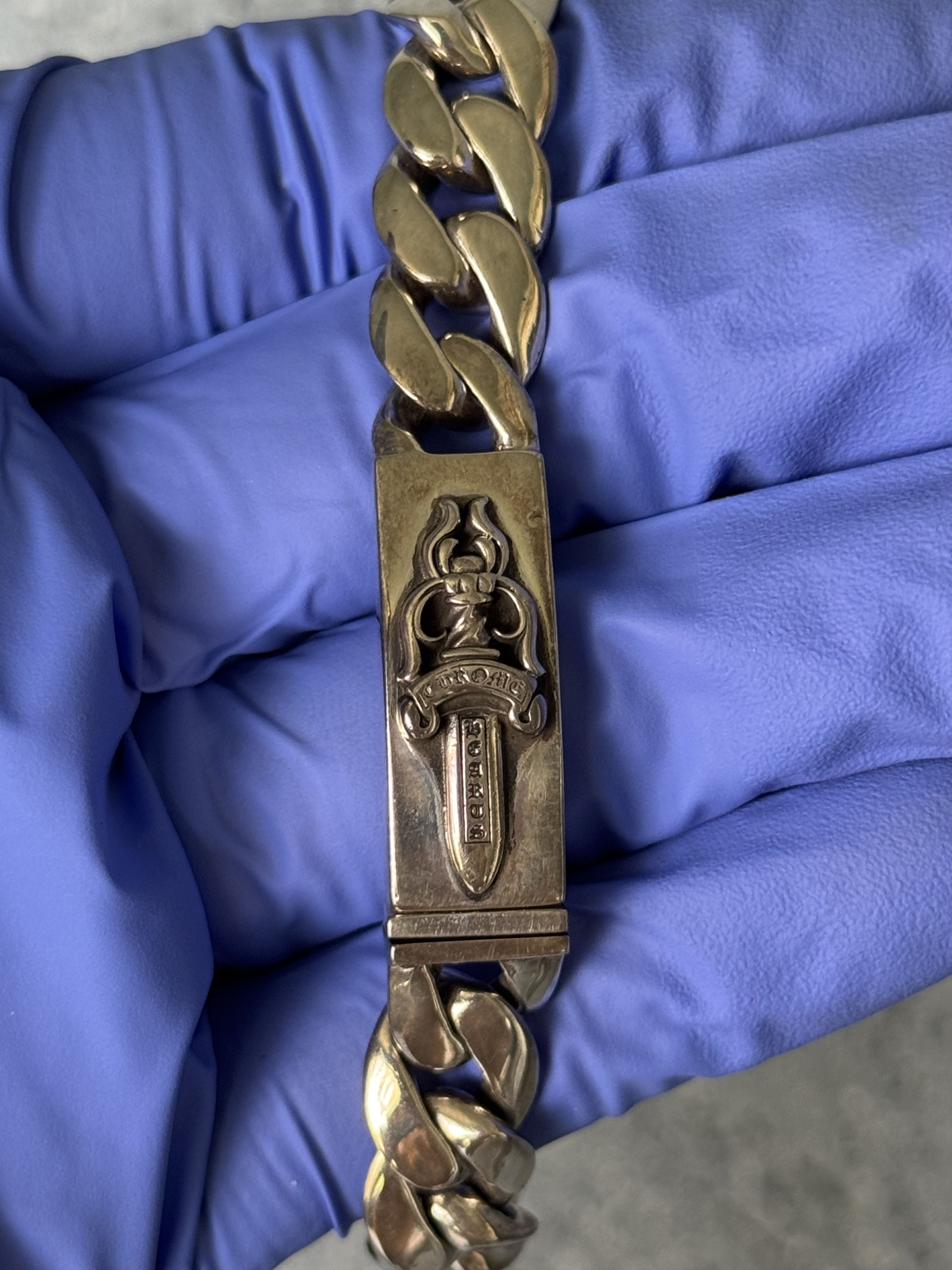 Chrome Hearts Chrome Hearts Small Dagger ID Bracelet 7in .925 Silver Size ONE SIZE - 25 Thumbnail