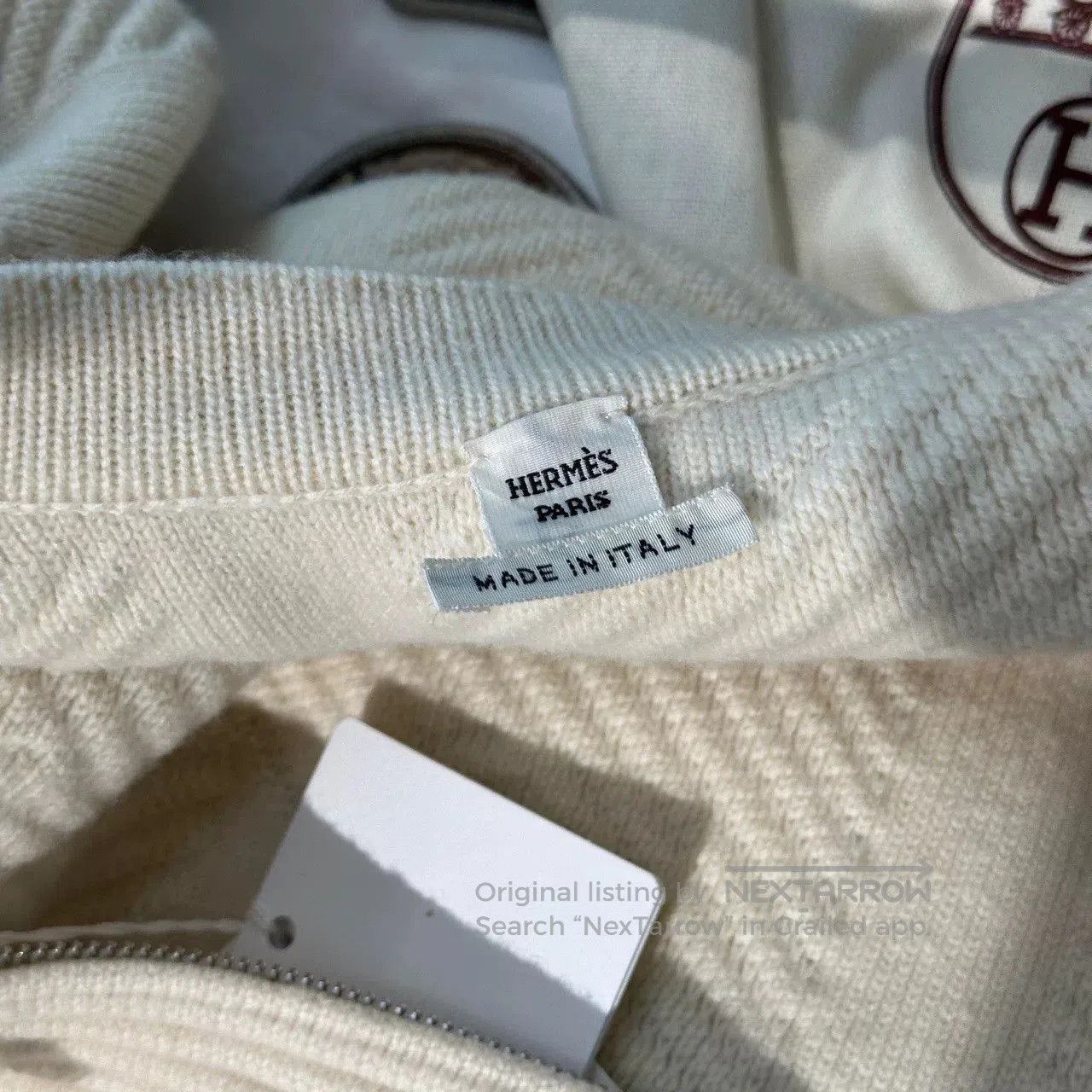 Hermes Hermes Off-White Wool Cloak Coat. Size US S / EU 44-46 / 1 - 5 Thumbnail