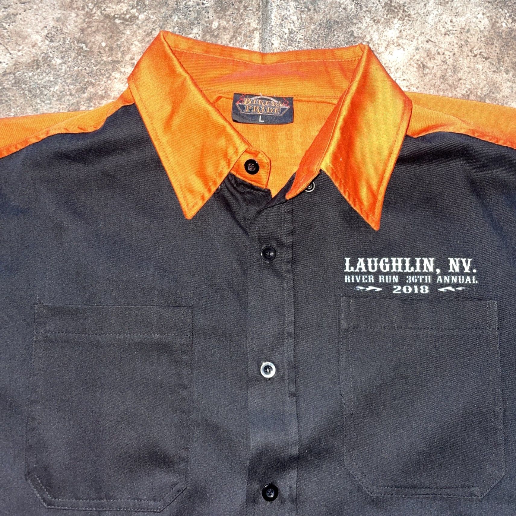 Vintage Bikers Pride Laughlin 36th Annual River Run Shirt Mens Size L Black T-Shirt Mens Size US L / EU 52-54 / 3 - 3 Thumbnail