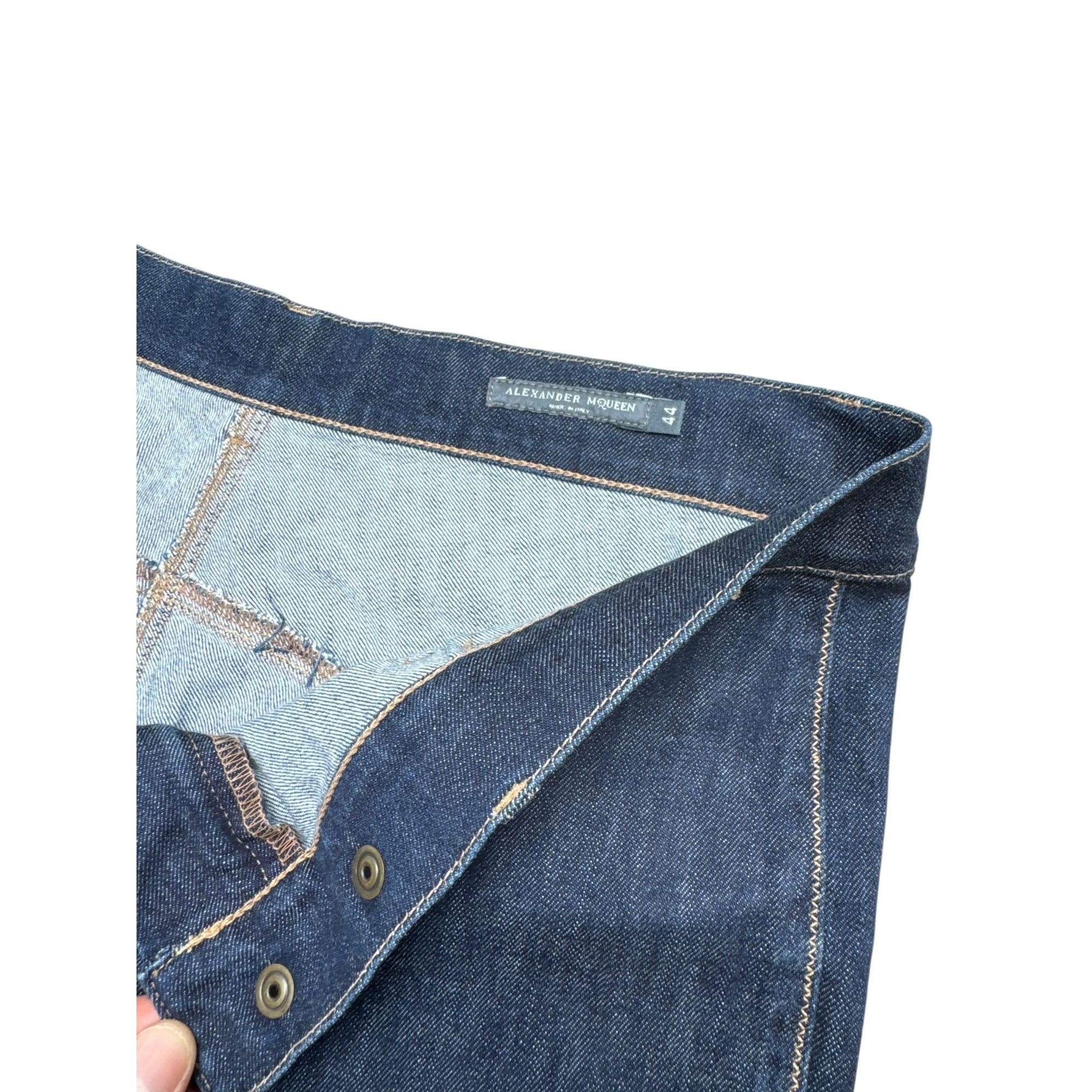 Alexander McQueen Alexander McQueen Raw Denim Jeans Size IT 44 Size 30" / US 8 / IT 44 - 5 Thumbnail