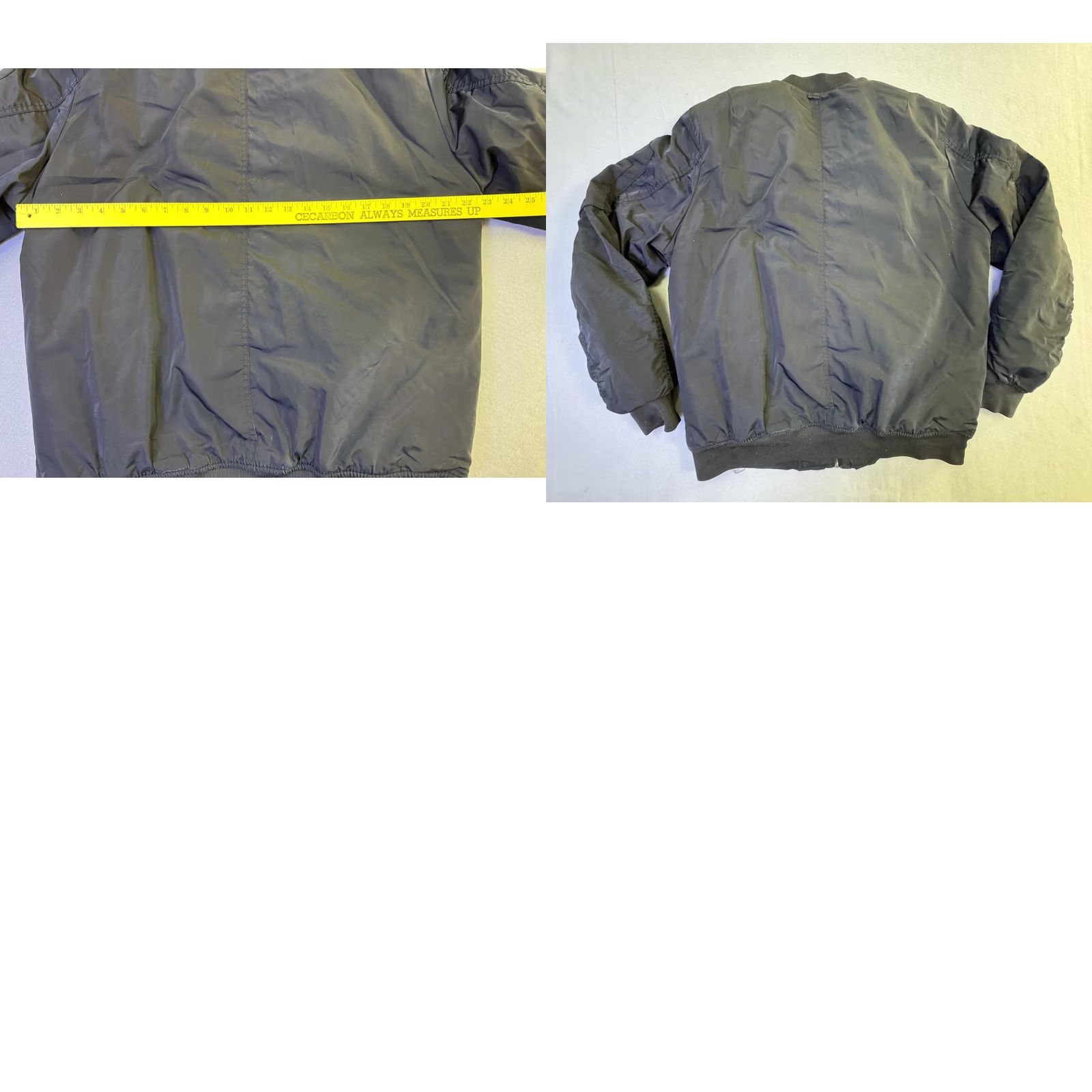 Vintage Pull&Bear Bomber Jacket Mens XL Black Full Zip Pockets Insulated Lined Winter Size US XL / EU 56 / 4 - 9 Thumbnail