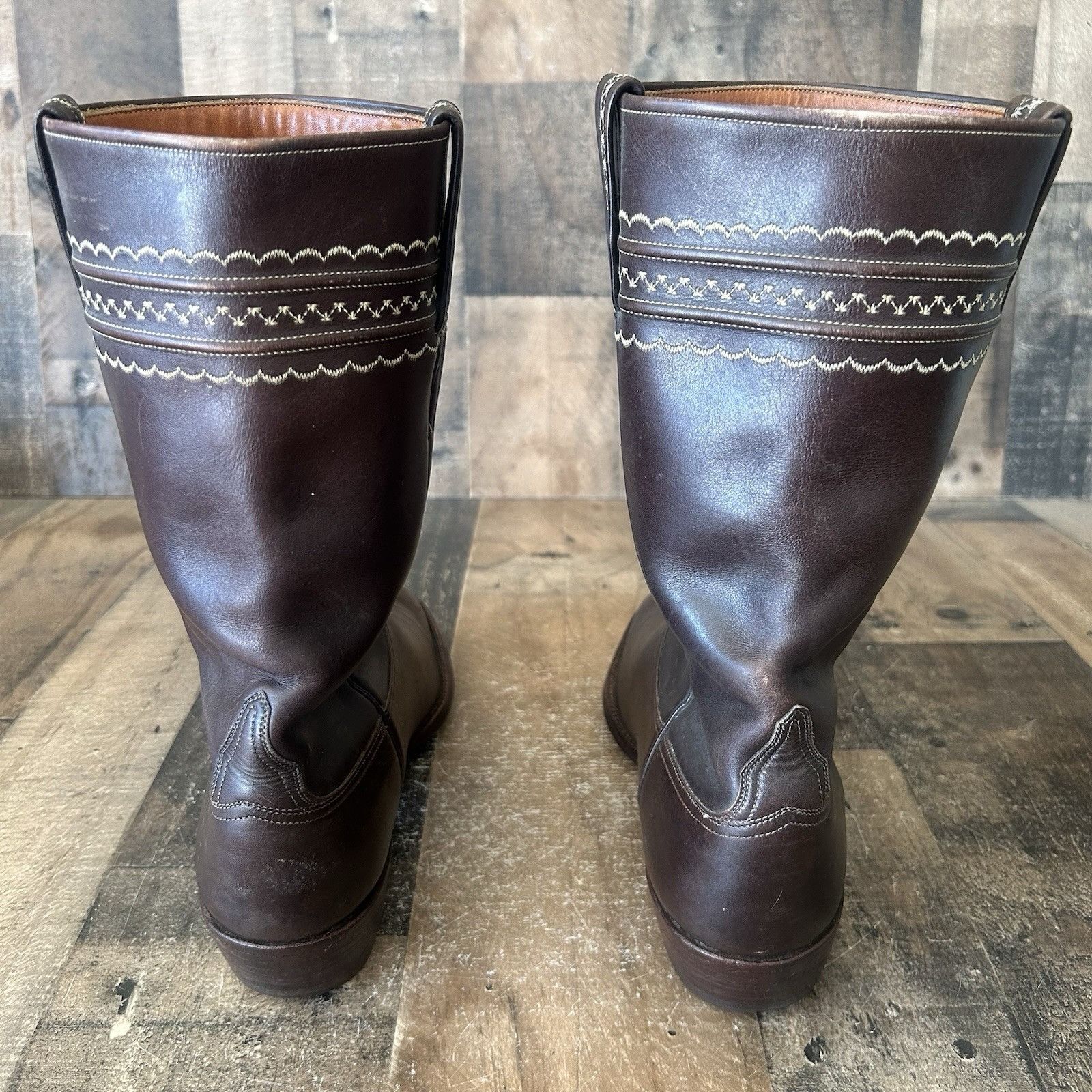 Lucchese Lucchese San Antonio Vintage Cowboy Boots Mens 9.5 EE Size US 9.5 / EU 42-43 - 10 Thumbnail