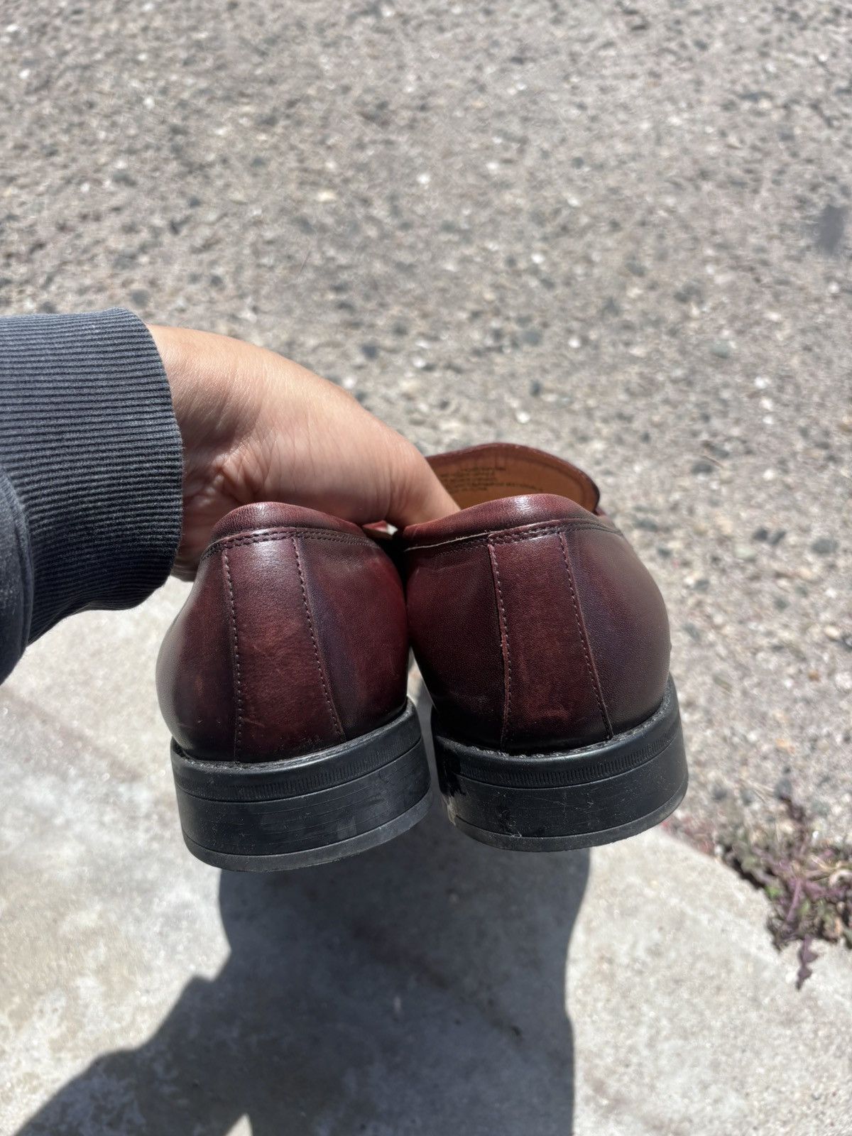 Florsheim Leather Tassle Burgundy Loafers Size US 9 / EU 42 - 6 Thumbnail