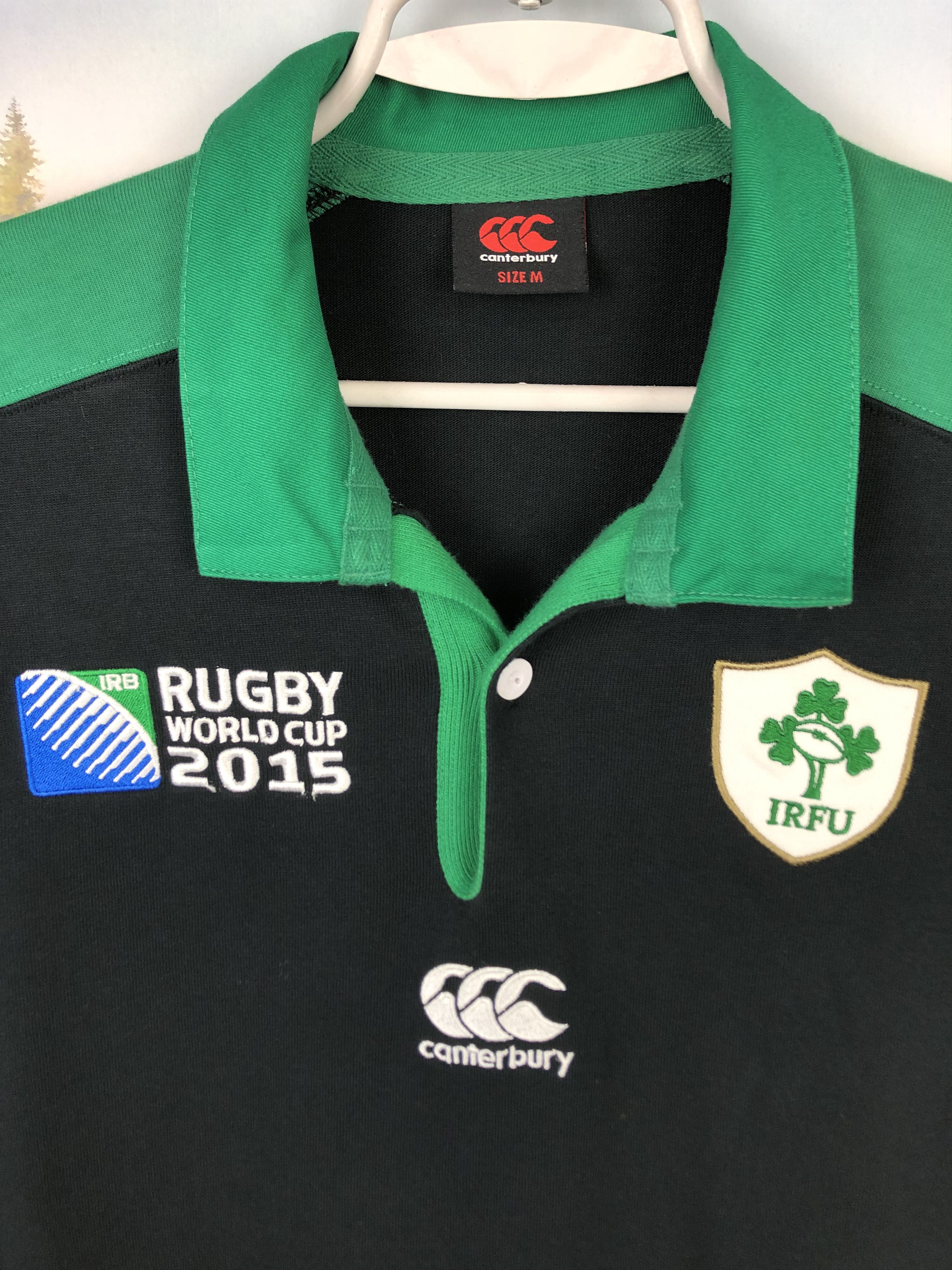 Vintage Ireland Canterbury Rugby World Cup Long Sleeve Jersey Tee Size US M / EU 48-50 / 2 - 3 Thumbnail