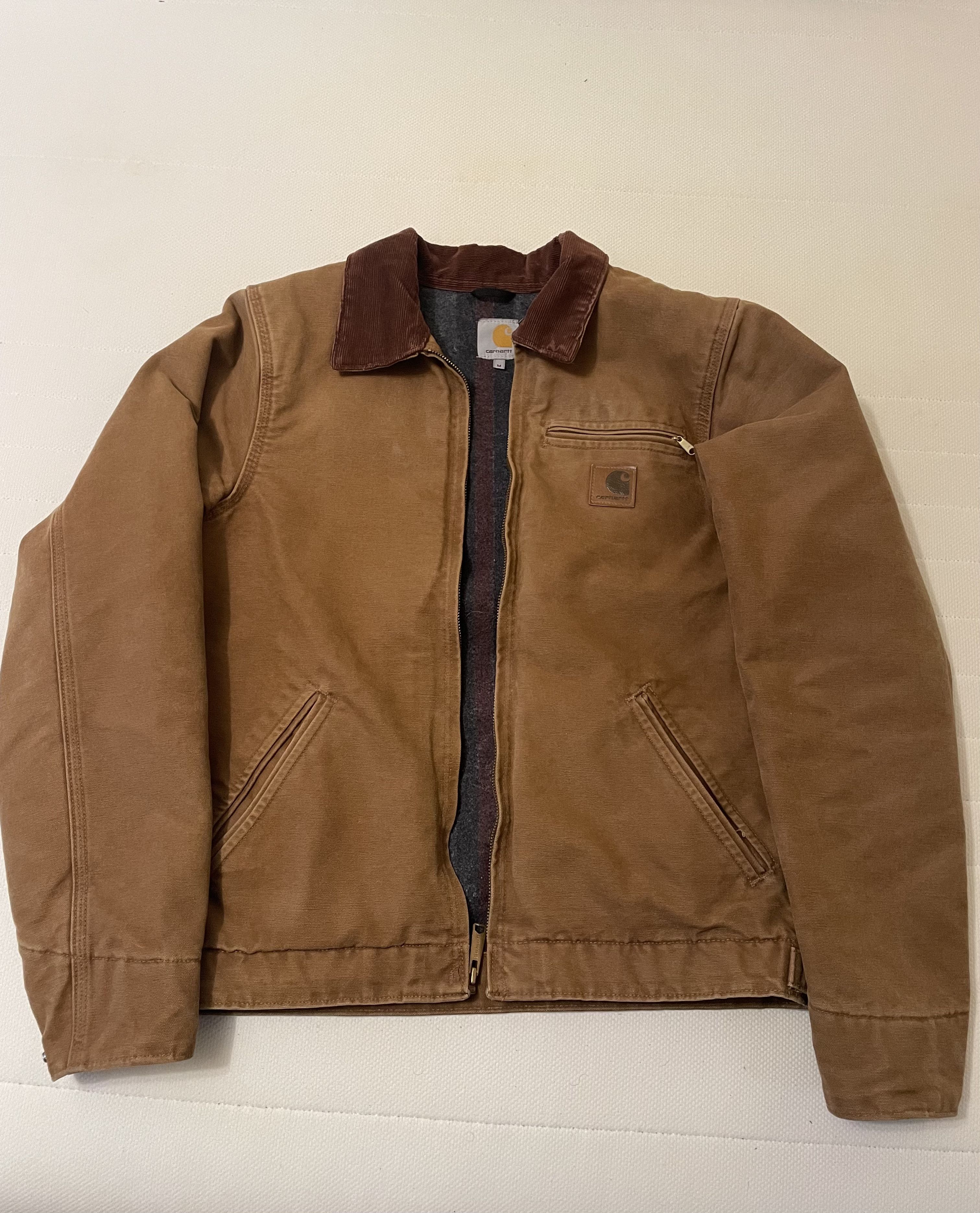image of Carhartt Vintage Detroit Jacket in Brown, Men's (Size Medium)