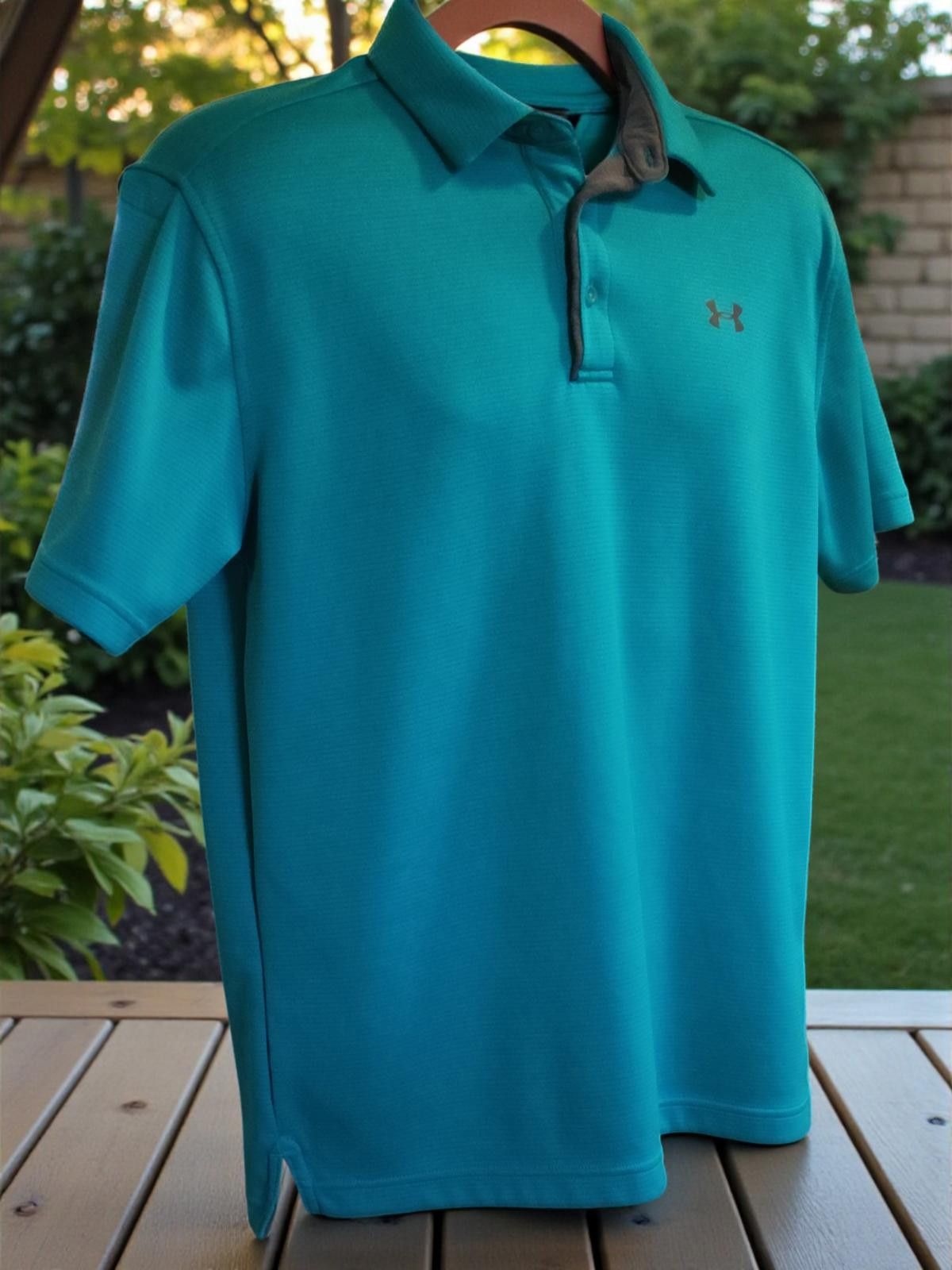 Under Armour Under Armour Men's Performance Polo Shirt in Teal Size M Size US M / EU 48-50 / 2 - 3 Thumbnail