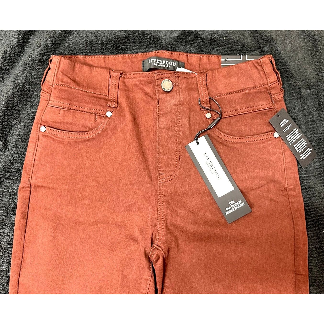 Other Liverpool Gia Glider Ankle Skinny - Brown - size 4 Petite Size 27" / US 4 / IT 40 - 6 Thumbnail