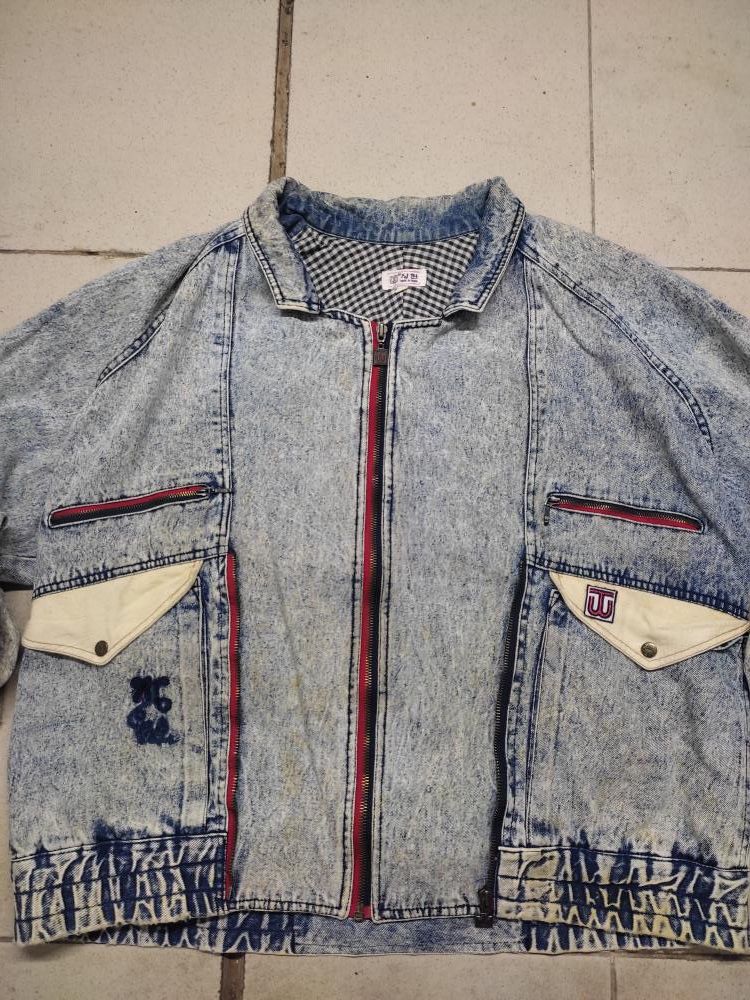 Japanese Brand × Vintage VINTAGE DENIM JACKET BAGGY STYLE Size XL / US 12-14 / IT 48-50 - 3 Thumbnail