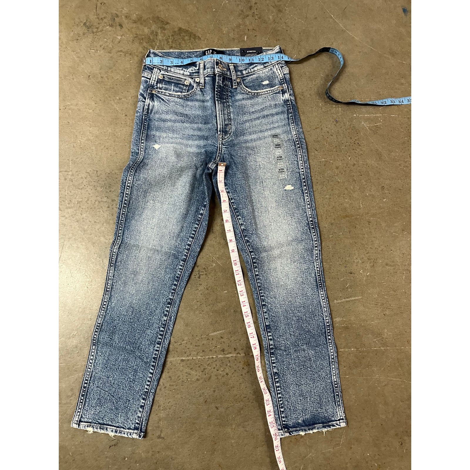 Gap Gap Women - High Rise Vintage Slim / 28R / NWT Size 28" / US 6 / IT 42 - 4 Thumbnail