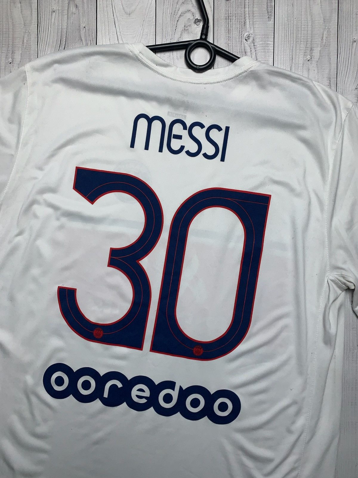 Nike × Vintage Vintage Nike PSG 30 Messi soccer tee logo size XL Size US XL / EU 56 / 4 - 7 Thumbnail