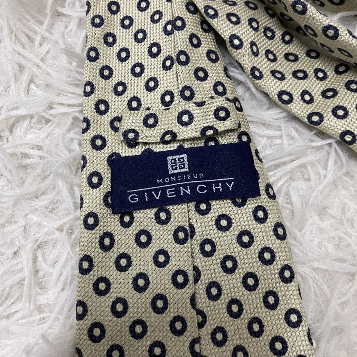 Chanel Vintage Chanel Interlocking CC Medallion Silk Tie Size ONE SIZE - 15 Thumbnail