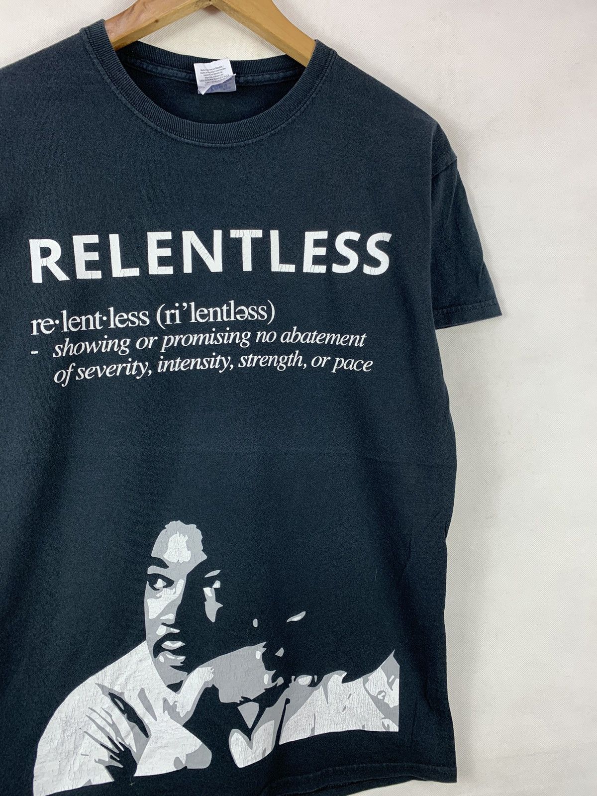 Vintage Steals! Martin Luther King Relentless Potrait Quote Tee Size US S / EU 44-46 / 1 - 2 Thumbnail