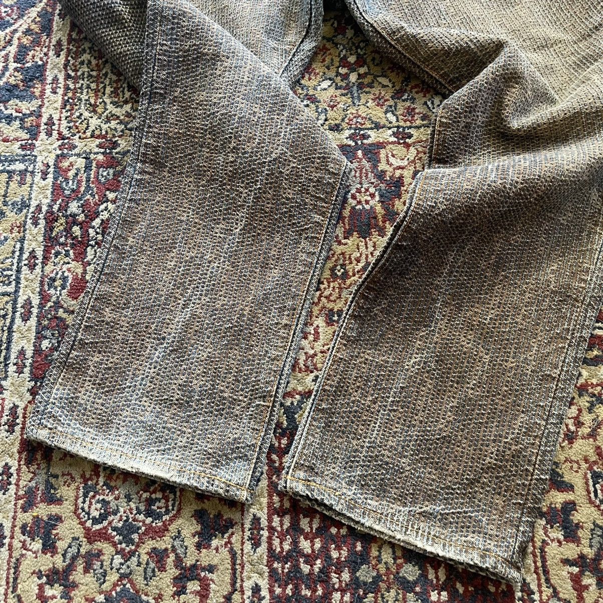 Kapital Kapital Century Denim Jeans Sashiko Persimmon size 30 Size US 30 / EU 46 - 5 Thumbnail