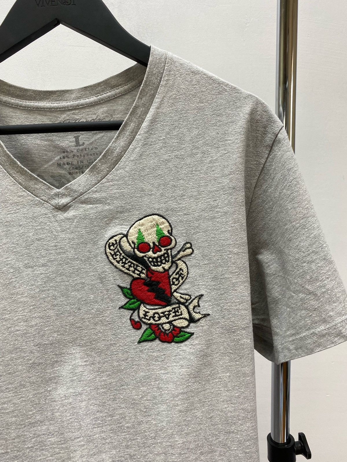 Christian Audigier × Ed Hardy Vintage 00’s Ed Hardy Hype T-Shirt Size US L / EU 52-54 / 3 - 9 Thumbnail