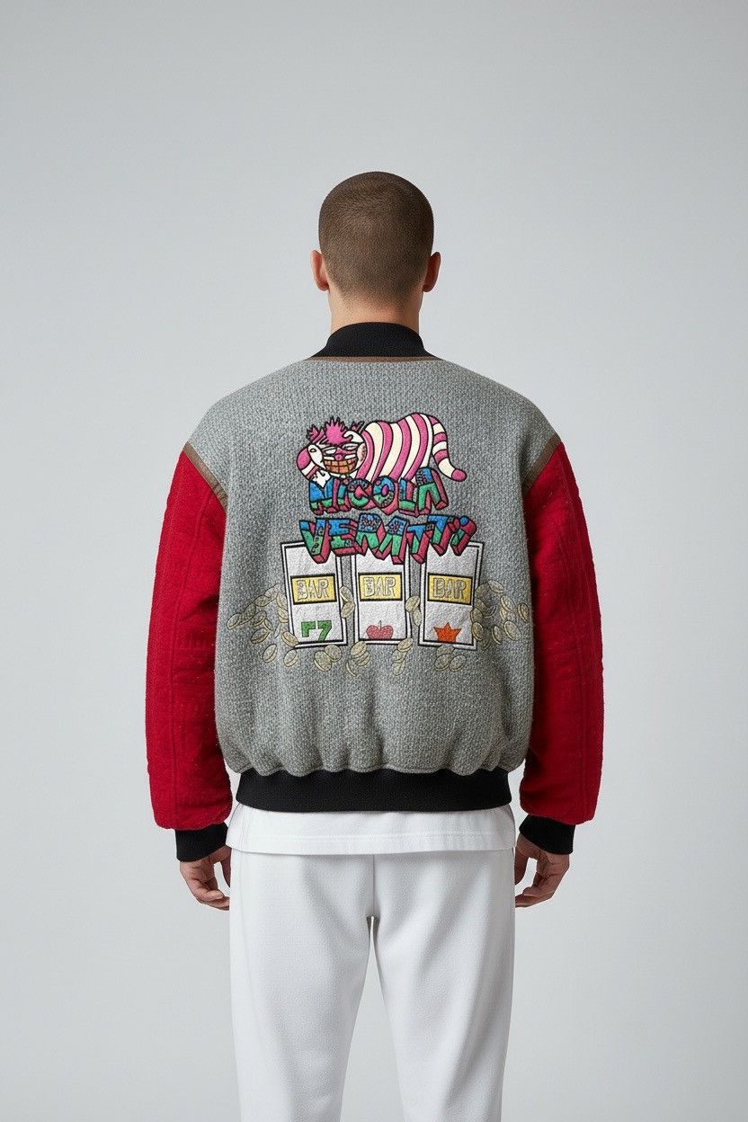 Hysteric Glamour 🔥VINTAGE NICOLA VERATTI SLOT MACHINES GRAPHIC BOMBER JACKET Size US M / EU 48-50 / 2 - 3 Thumbnail
