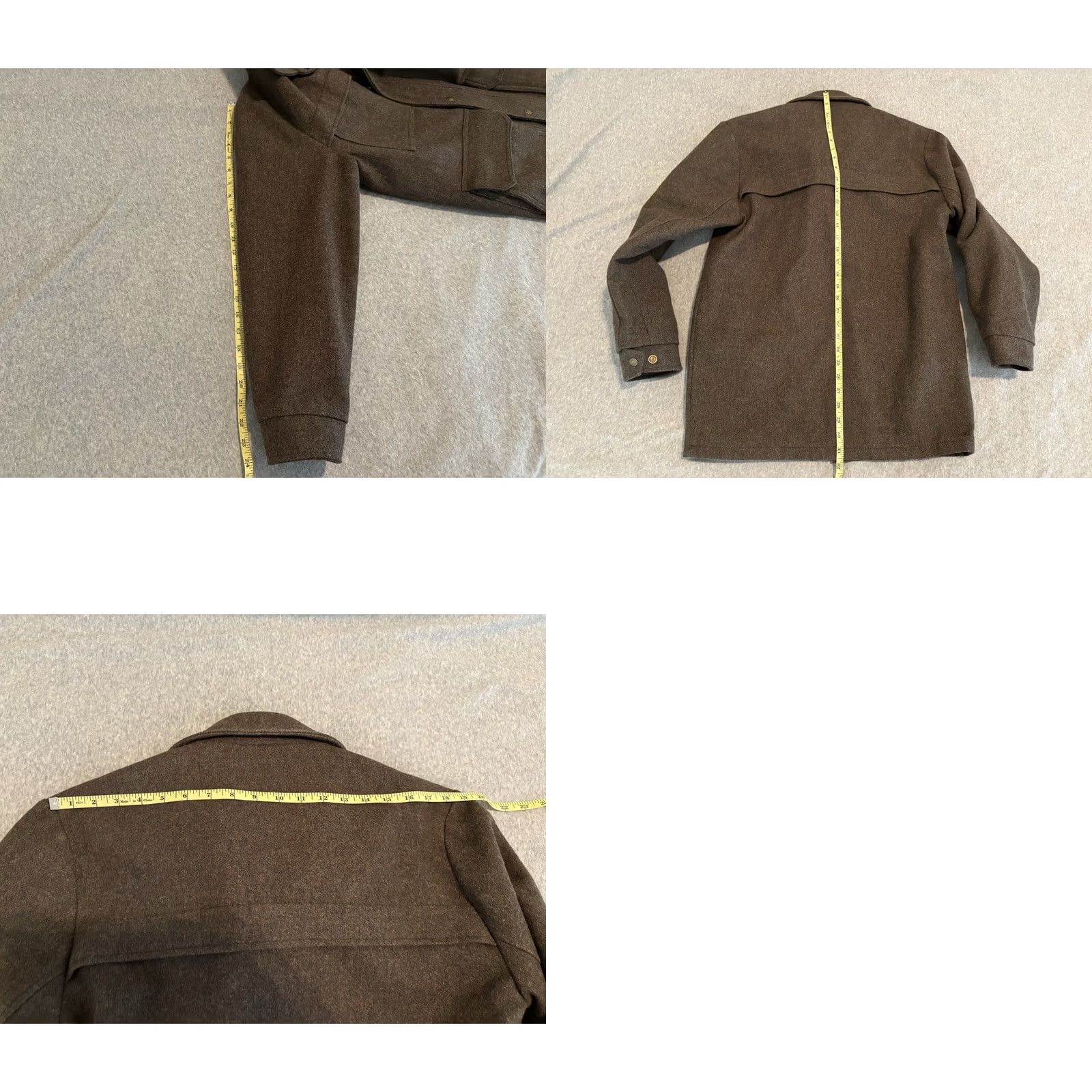 Eddie Bauer VINTAGE Eddie Bauer Wool Bomber Jacket Coat Green Full Zip Button Mens L Regular Size Size US L / EU 52-54 / 3 - 9 Thumbnail