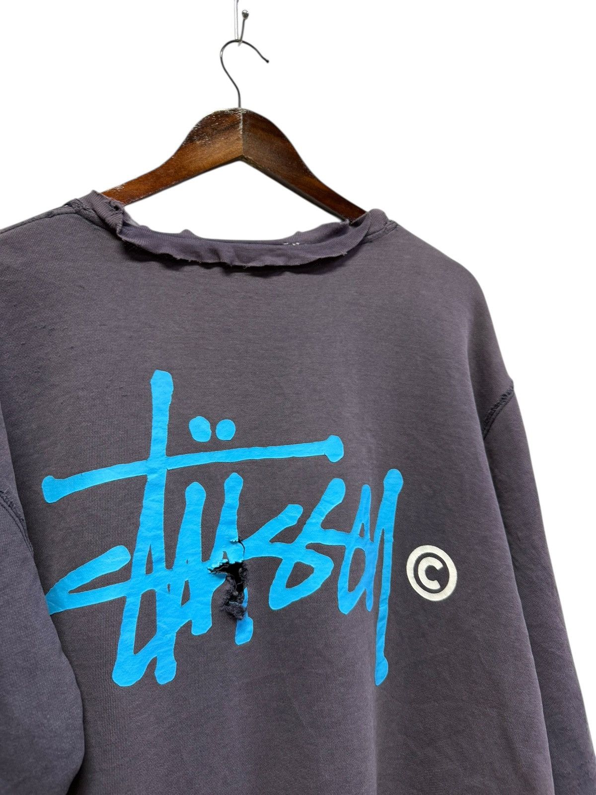 Stussy Thrashed Distressed stussy Size US L / EU 52-54 / 3 - 13 Thumbnail