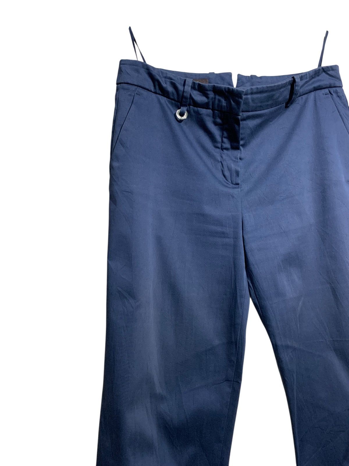 Loro Piana 🔥LORO PIANA BLUE NAVY ANKLE PANT TROUSER Size 30" / US 8 / IT 44 - 3 Thumbnail