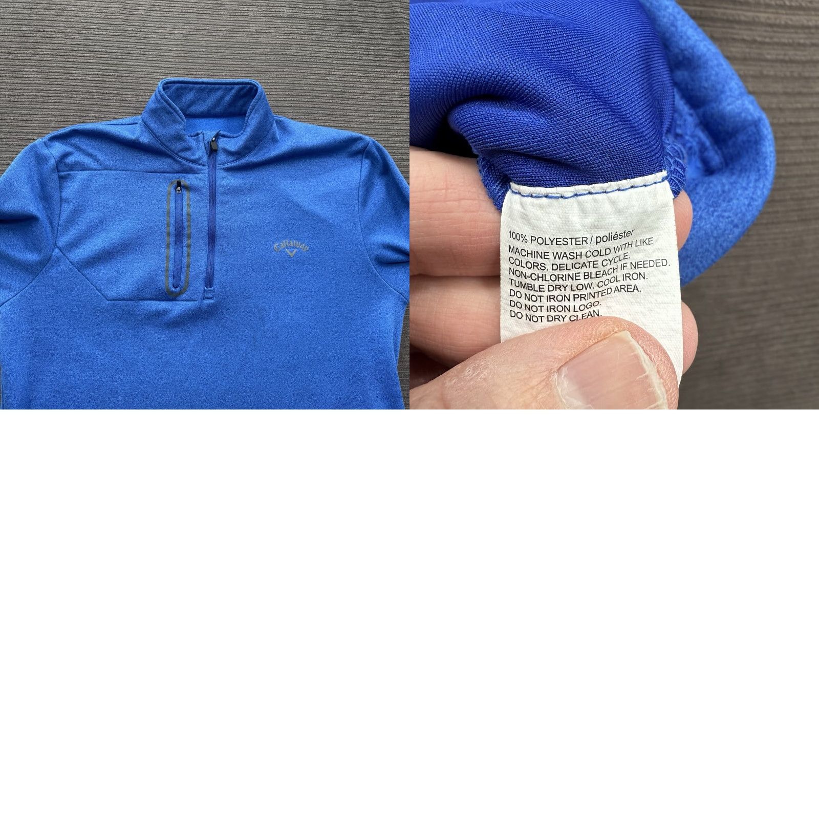Callaway Callaway Sweater Men L Blue Polyester Pullover Lightweight Stretch Golf Casual Fall Winter Sports Shirts Size US L / EU 52-54 / 3 - 8 Thumbnail