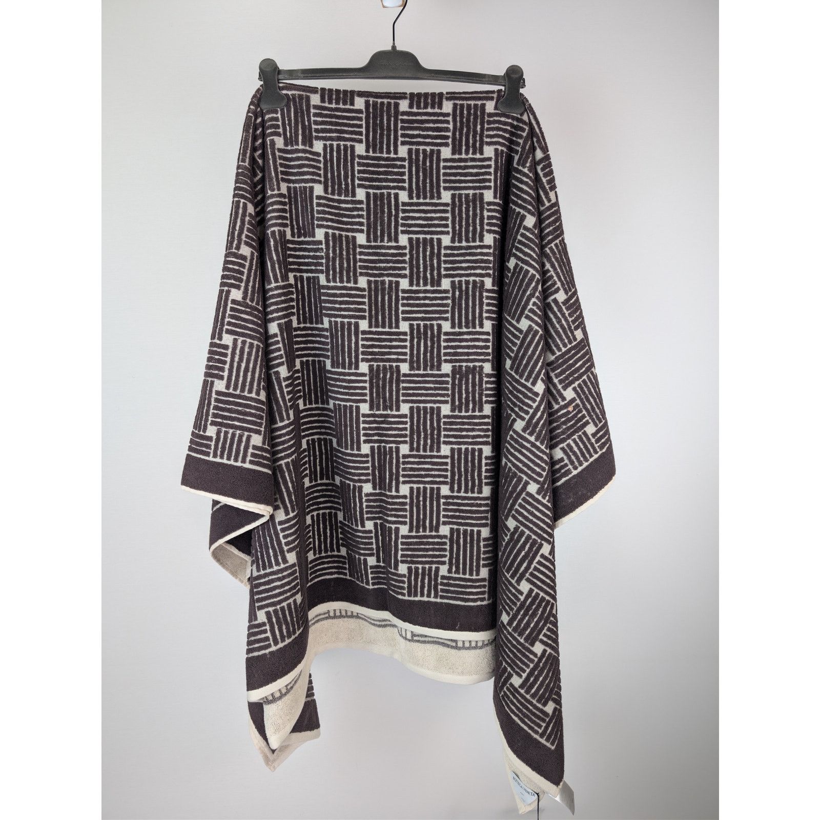 Bottega Veneta o1rshd1 Size:OS / Intreccio Jacquard Beach Towel Cream/Brown Size ONE SIZE - 5 Thumbnail