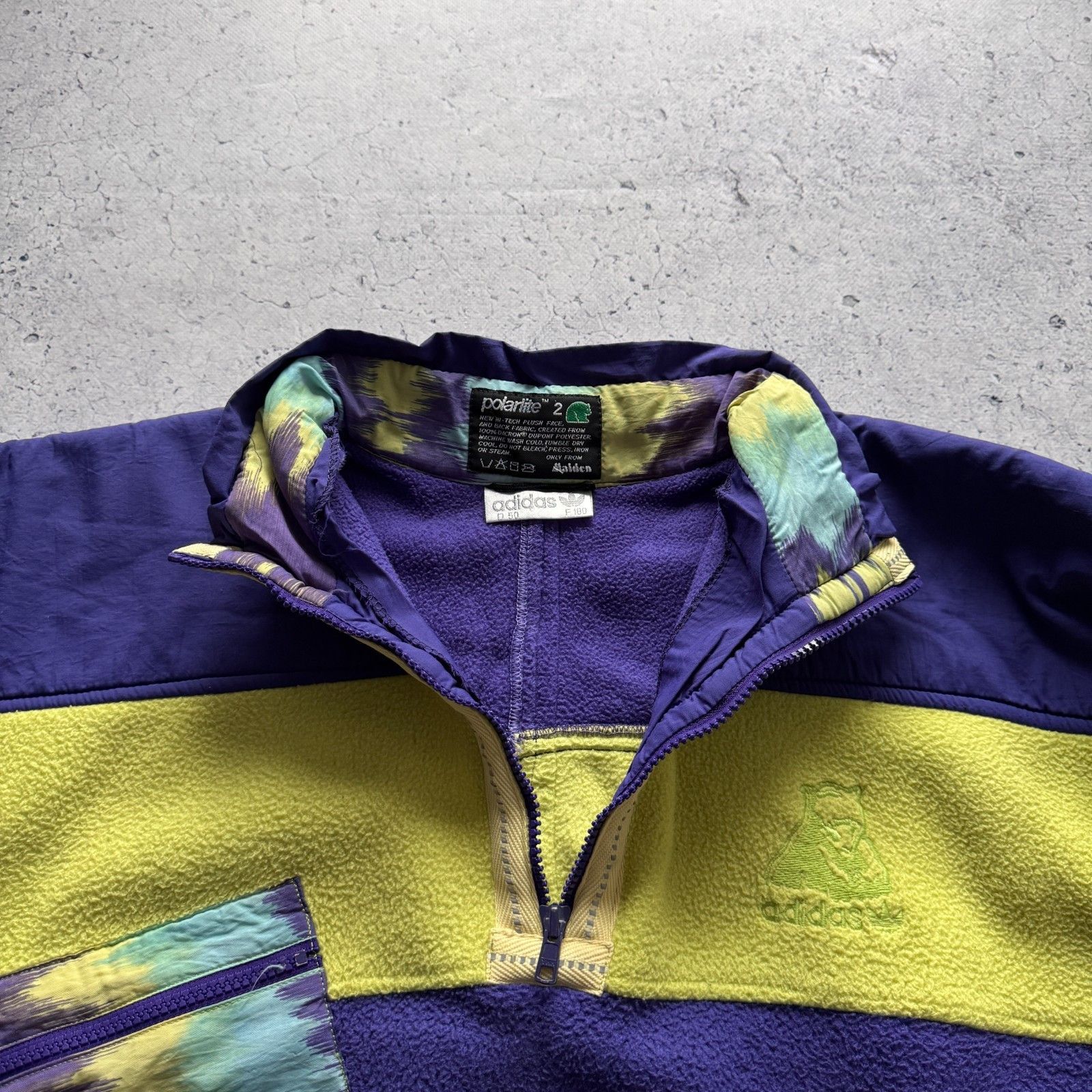 Adidas Vintage Adidas Trekking 90s Polarlite Fleece Outdoor Jacket Size US M / EU 48-50 / 2 - 7 Thumbnail