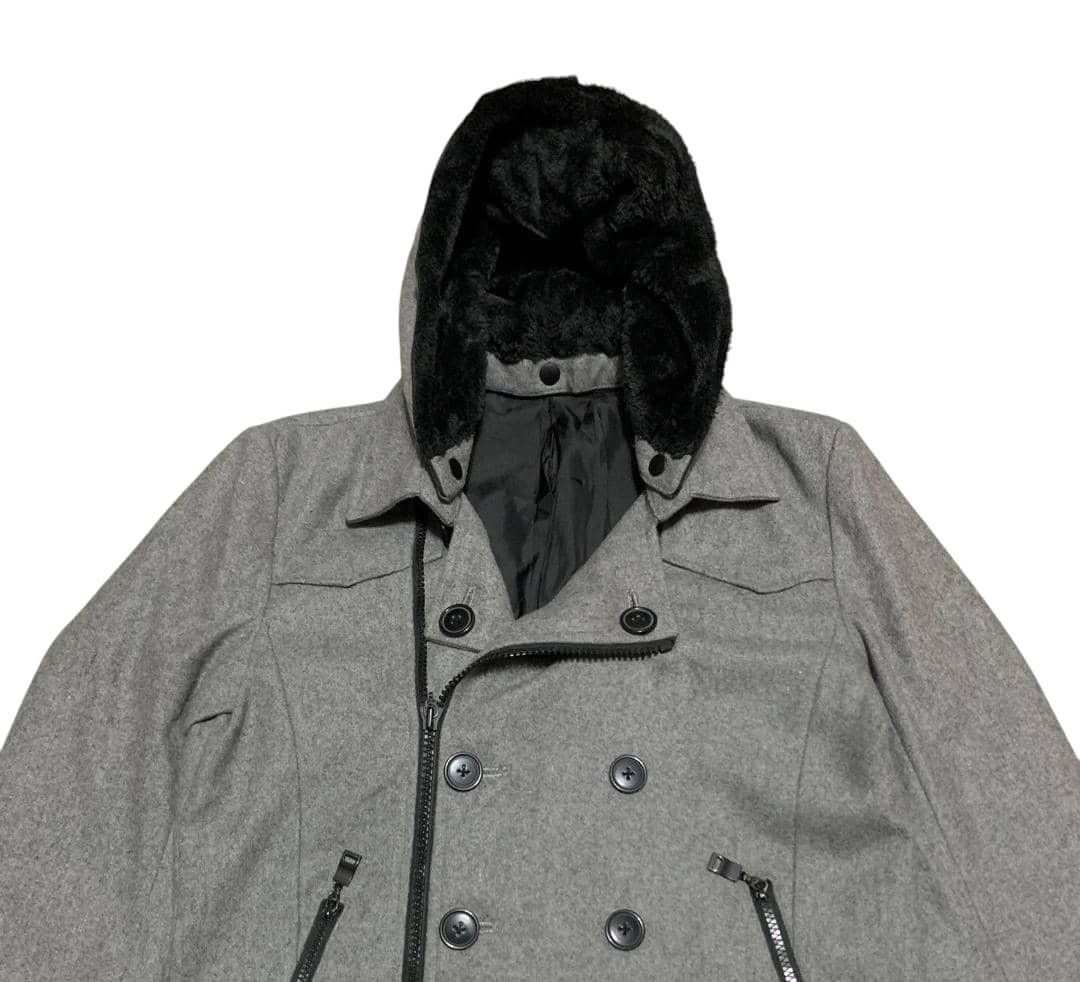 If Six Was Nine Vintage Semantic Design Wool Double Collar Jacket Nice Desig Size US M / EU 48-50 / 2 - 4 Thumbnail