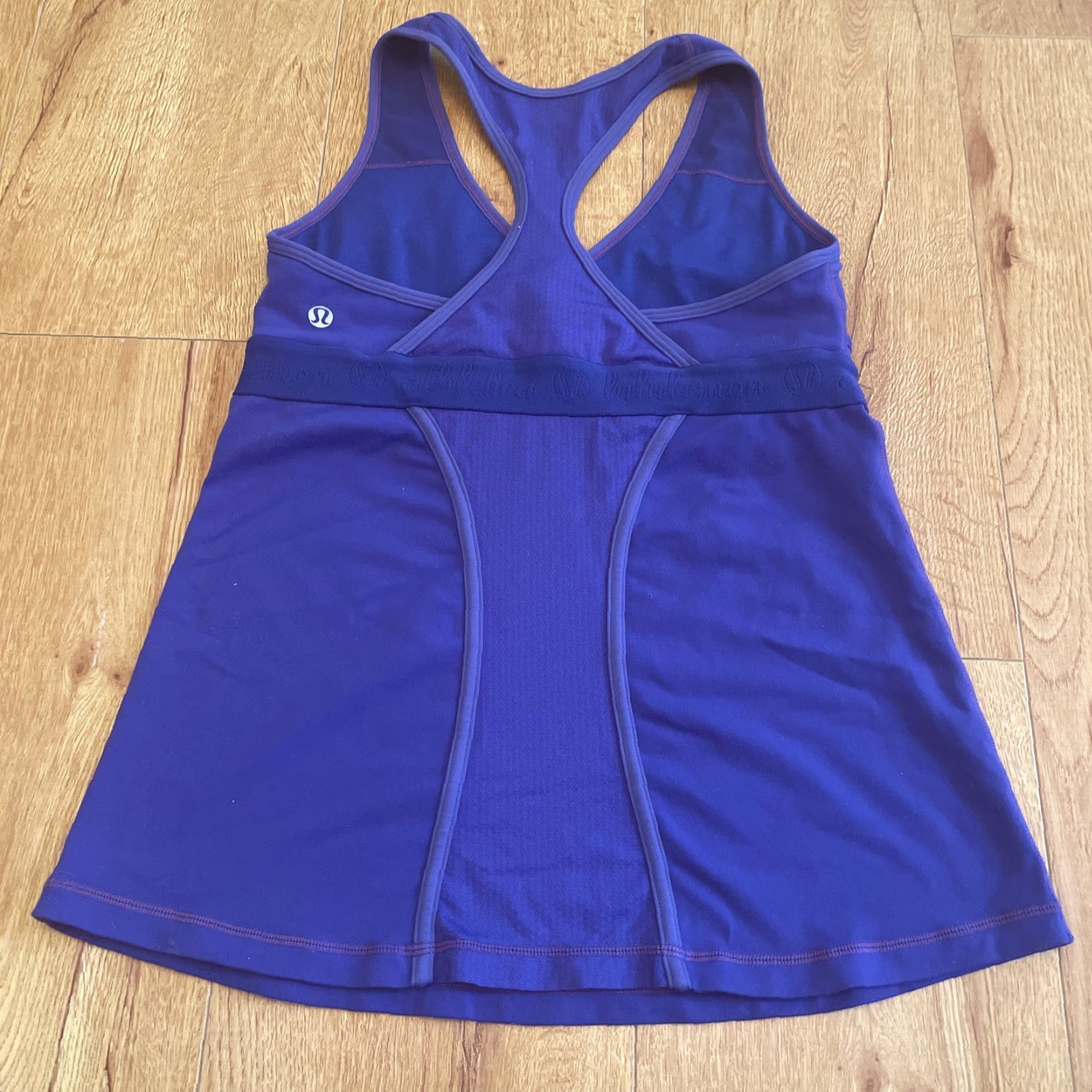 Lululemon Lululemon All Out Purple Tank Top 8 Racerback Adjustable Chest Strap Women Tank Shirt Top Activewear Size M / US 6-8 / IT 42-44 - 6 Thumbnail