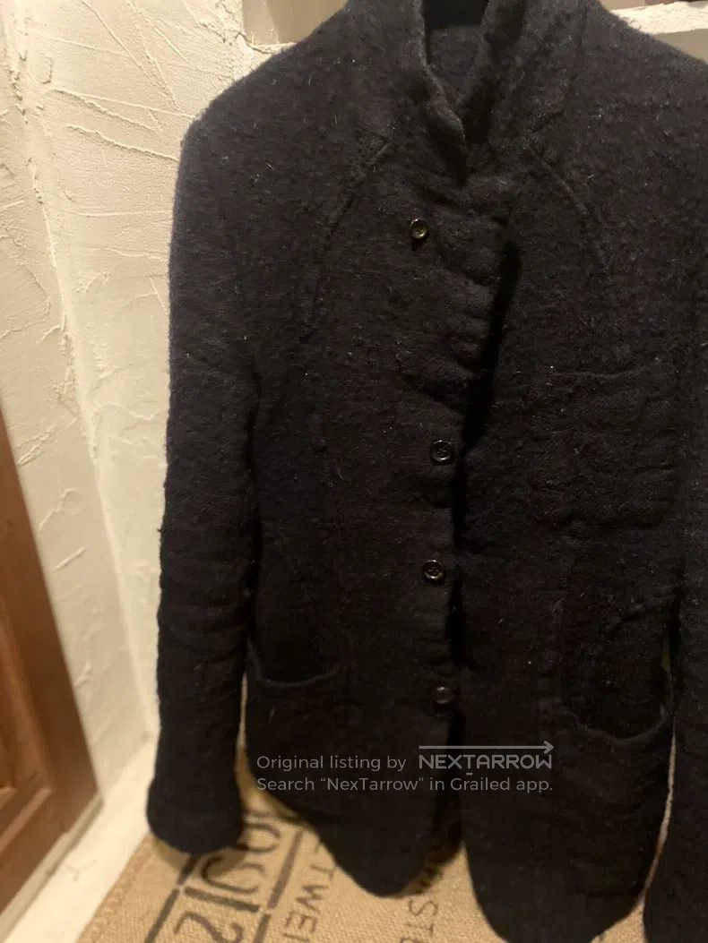 Comme des Garcons Comme Des Garcons Early Crinkle Wool Blazer Notched Lapel Size US S / EU 44-46 / 1 - 3 Thumbnail