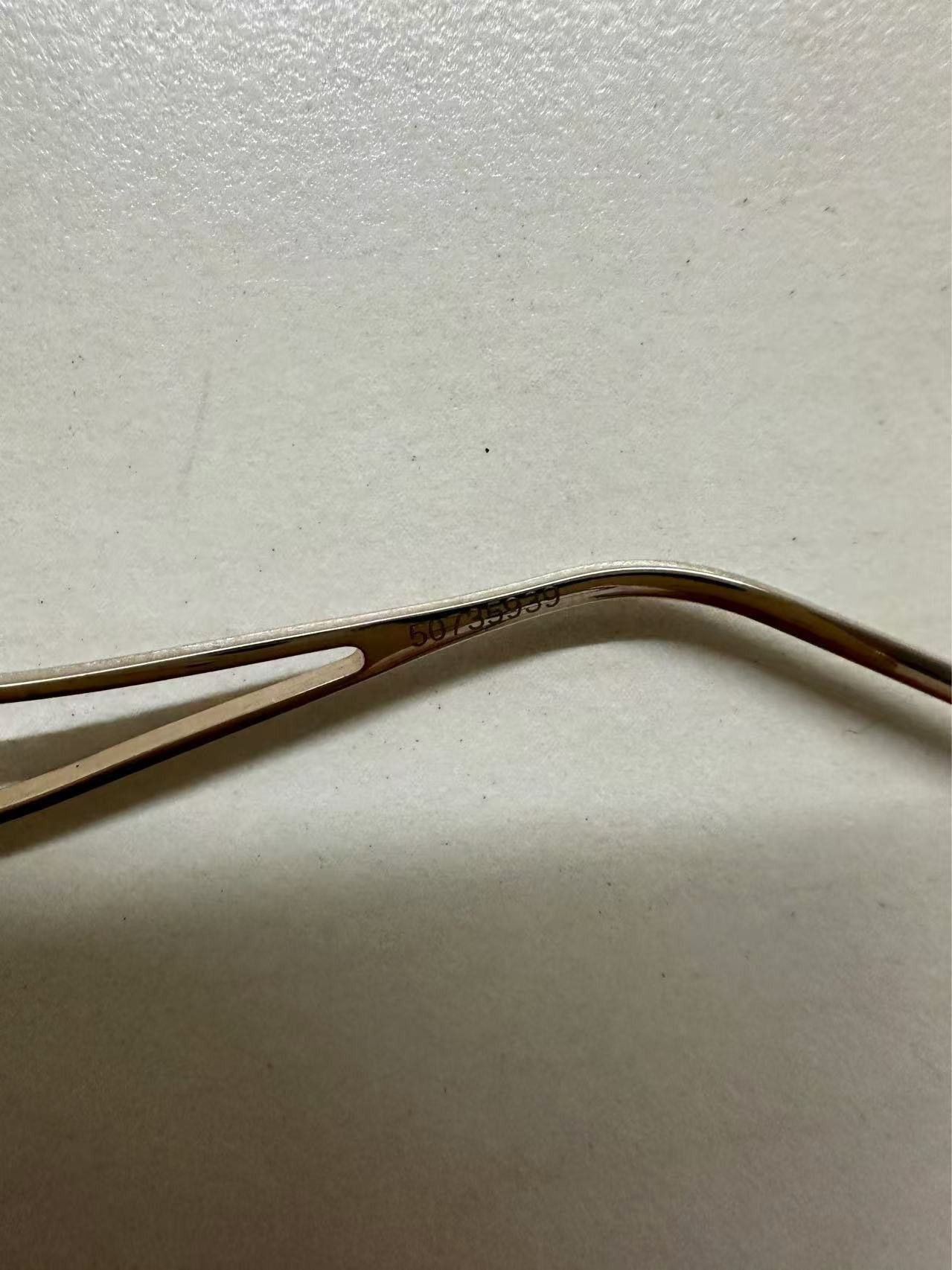 Chrome Hearts Chrome Hearts SAC BK/GP Dagger Glasses Frame Size ONE SIZE - 12 Thumbnail