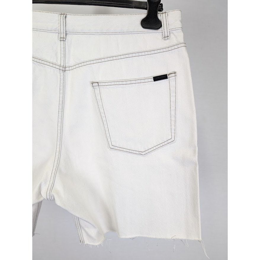 Saint Laurent Paris o1rshd1 Baggy Shorts Tigh LE in Off-White Size US 34 / EU 50 - 12 Thumbnail