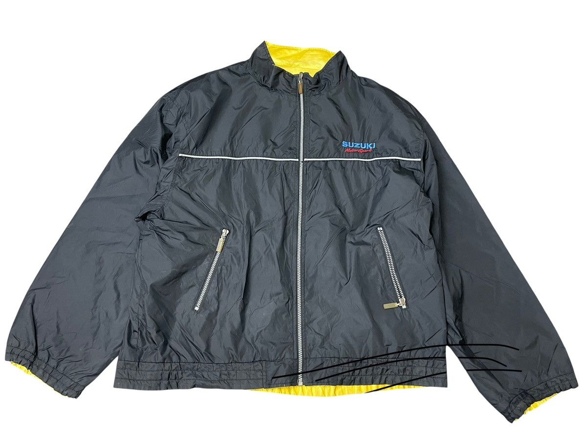 Japanese Brand Vintage Suzuki Motor Sport Light Jacket Riversible Size US XXL / EU 58 / 5 - 1 Thumbnail