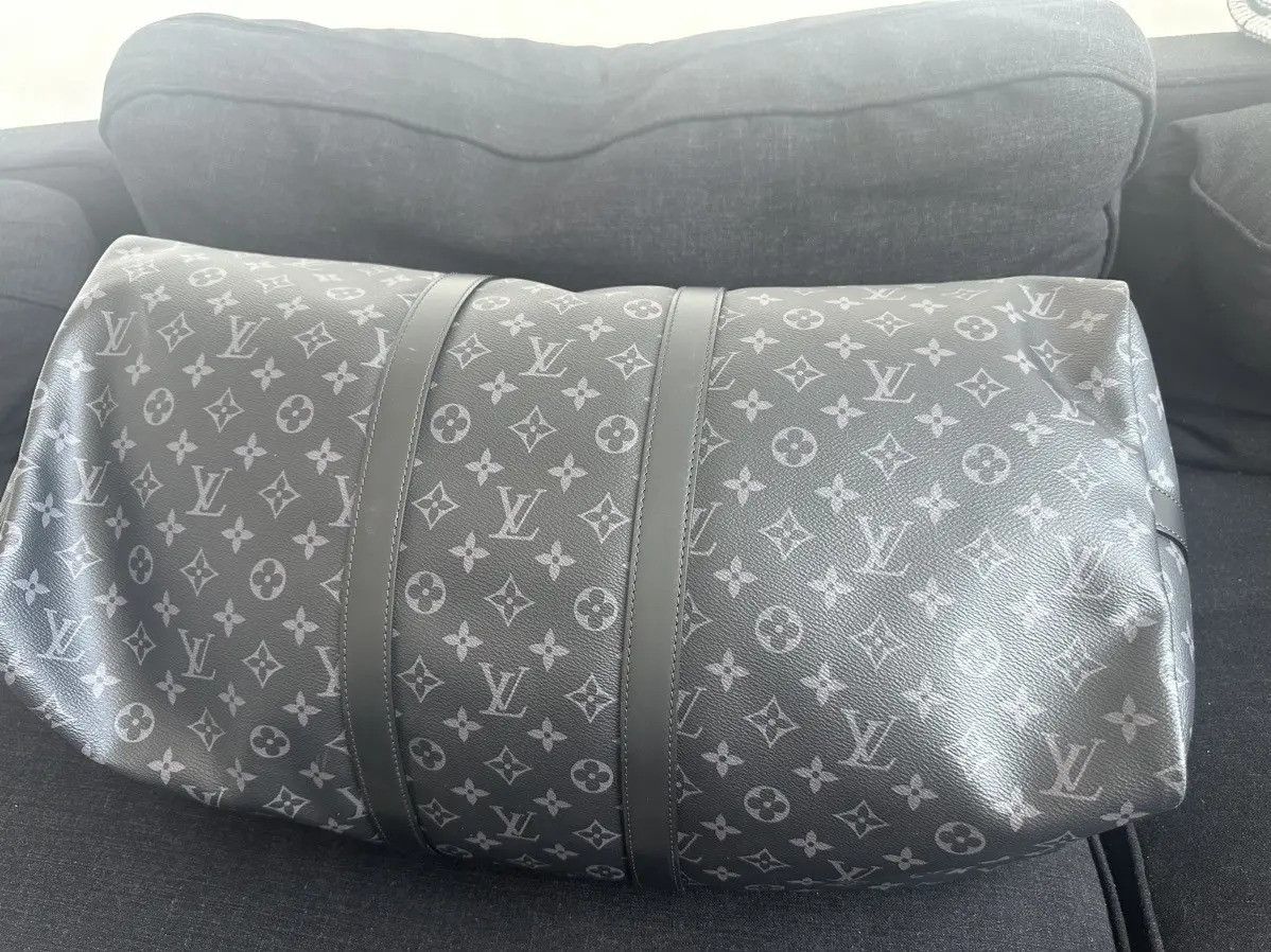 Louis Vuitton Louis Vuitton Keepall Bandouliere 55 Duffle Bag Size ONE SIZE - 3 Thumbnail